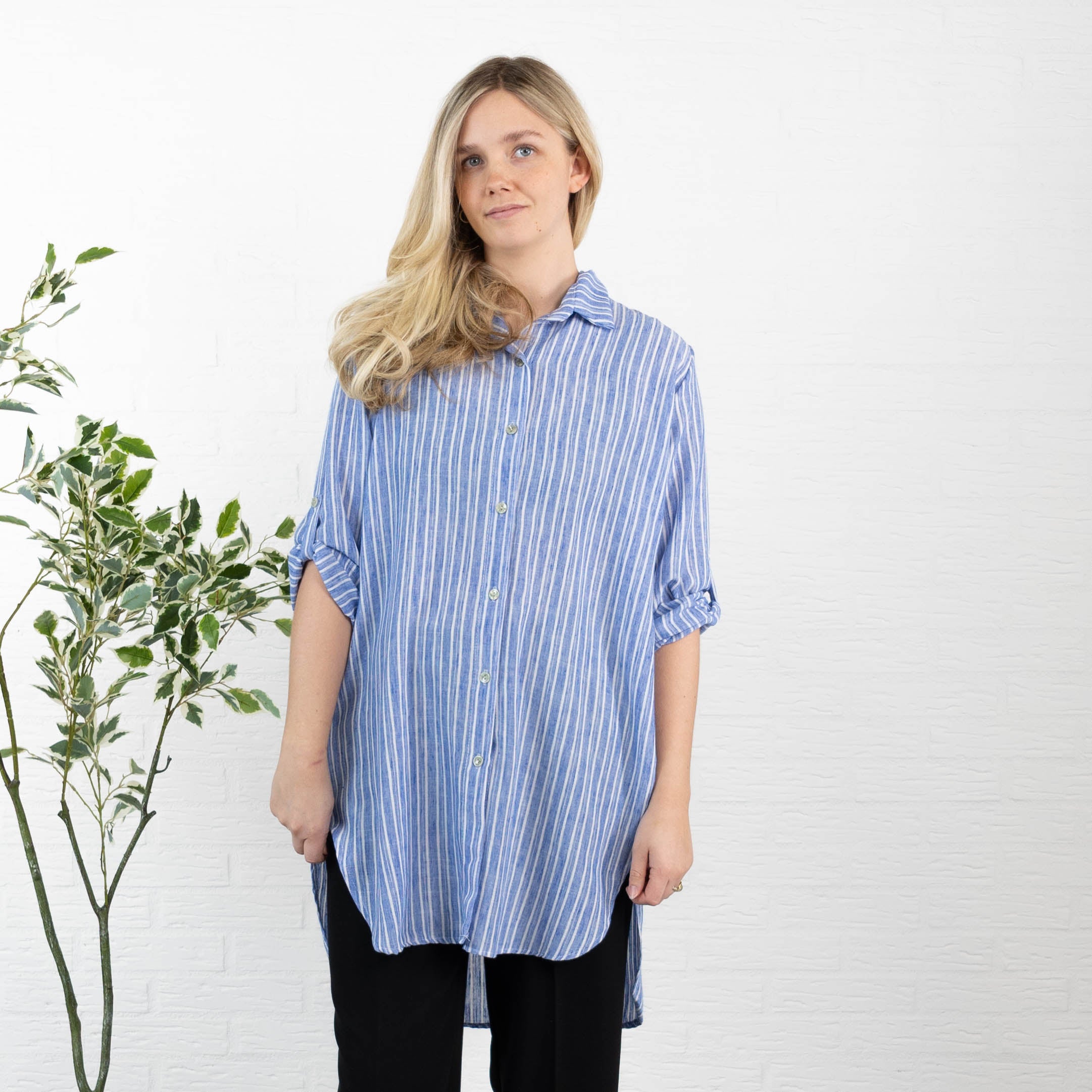 Jytte tunika, Lyseblå