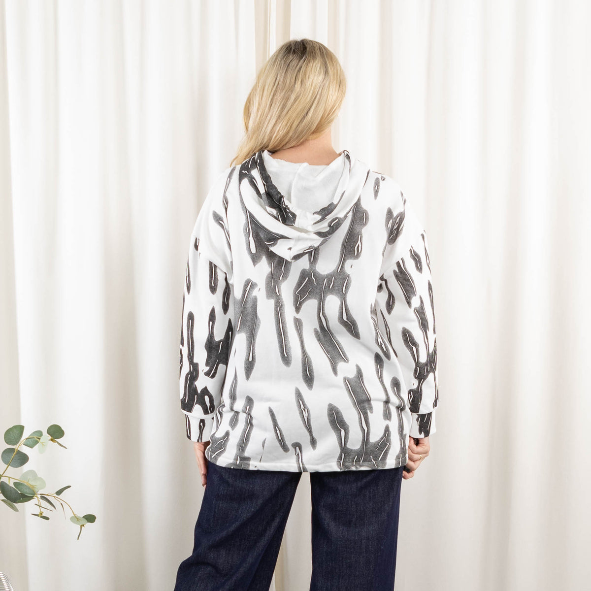 Inspirate sweatshirt, Hvid