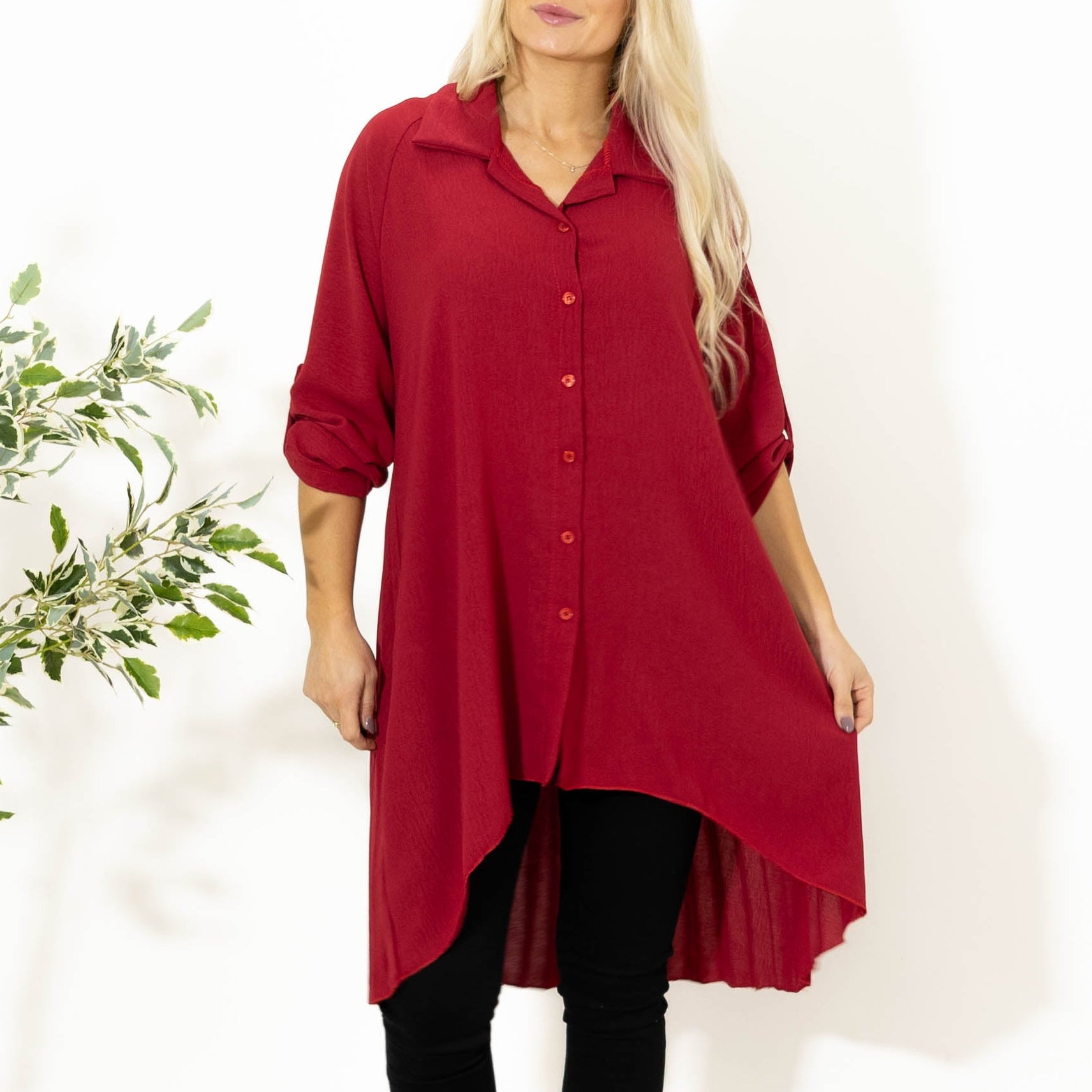 Dublin skjorte tunika, Rød