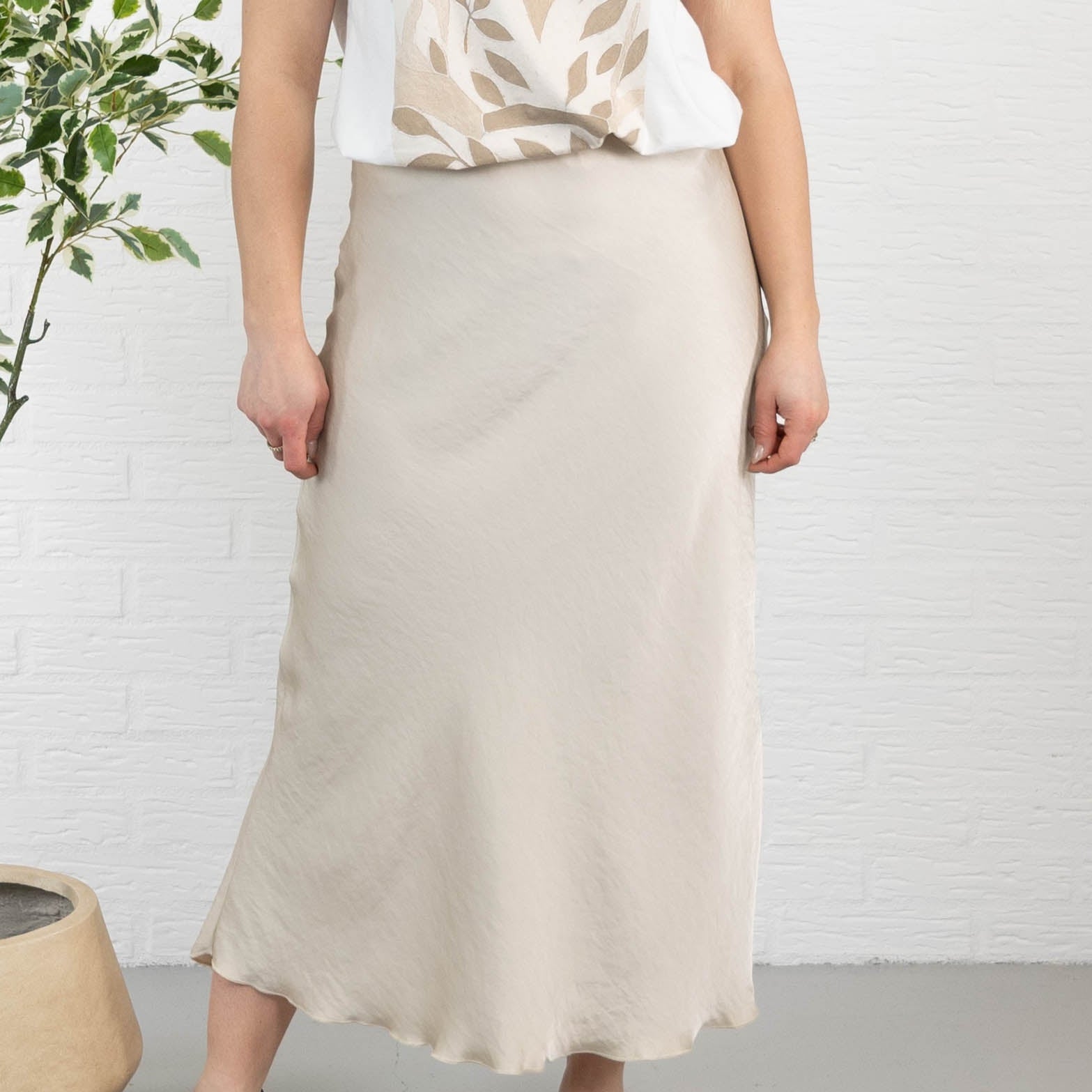 Amelia nederdel, Beige