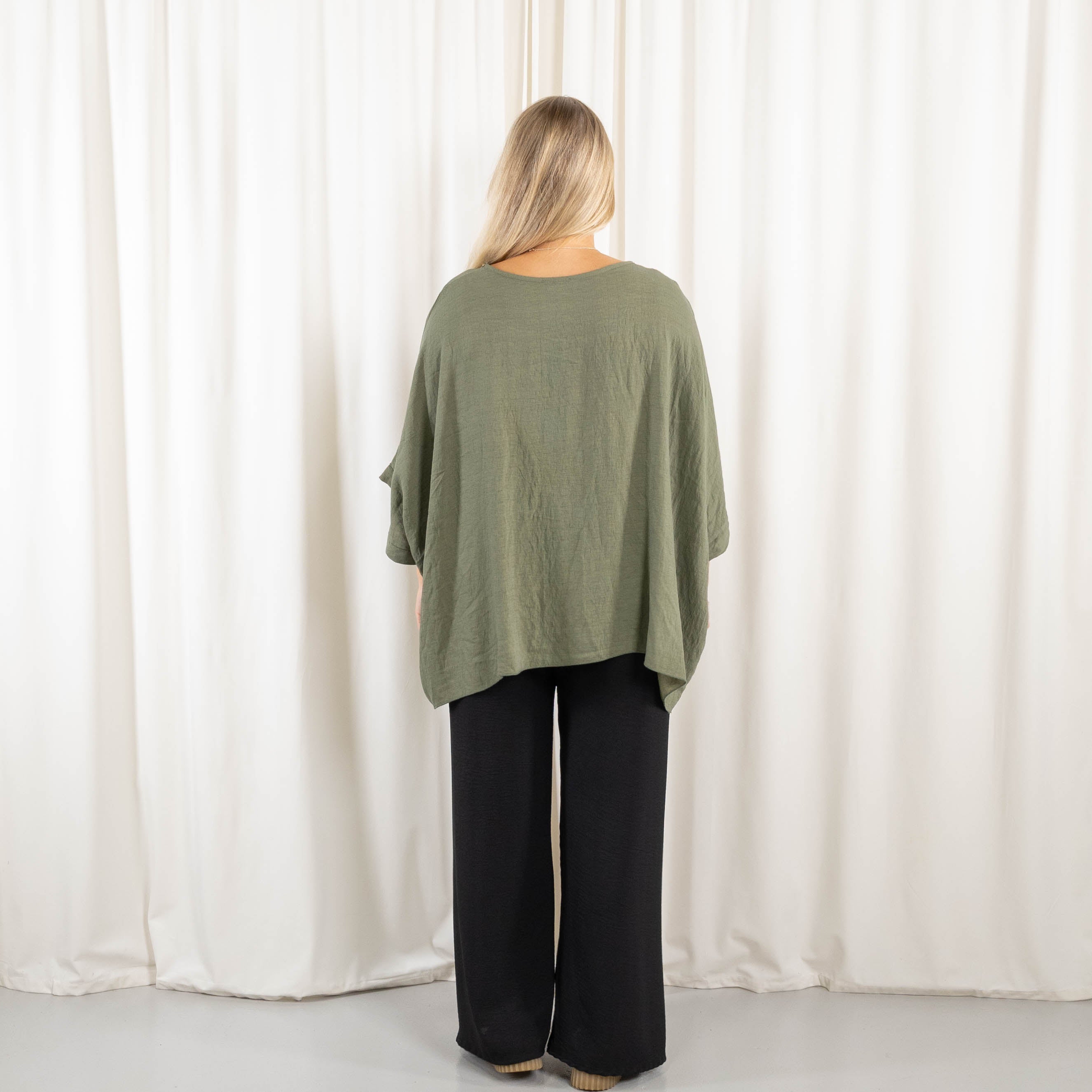 Sonja poncho, Khaki