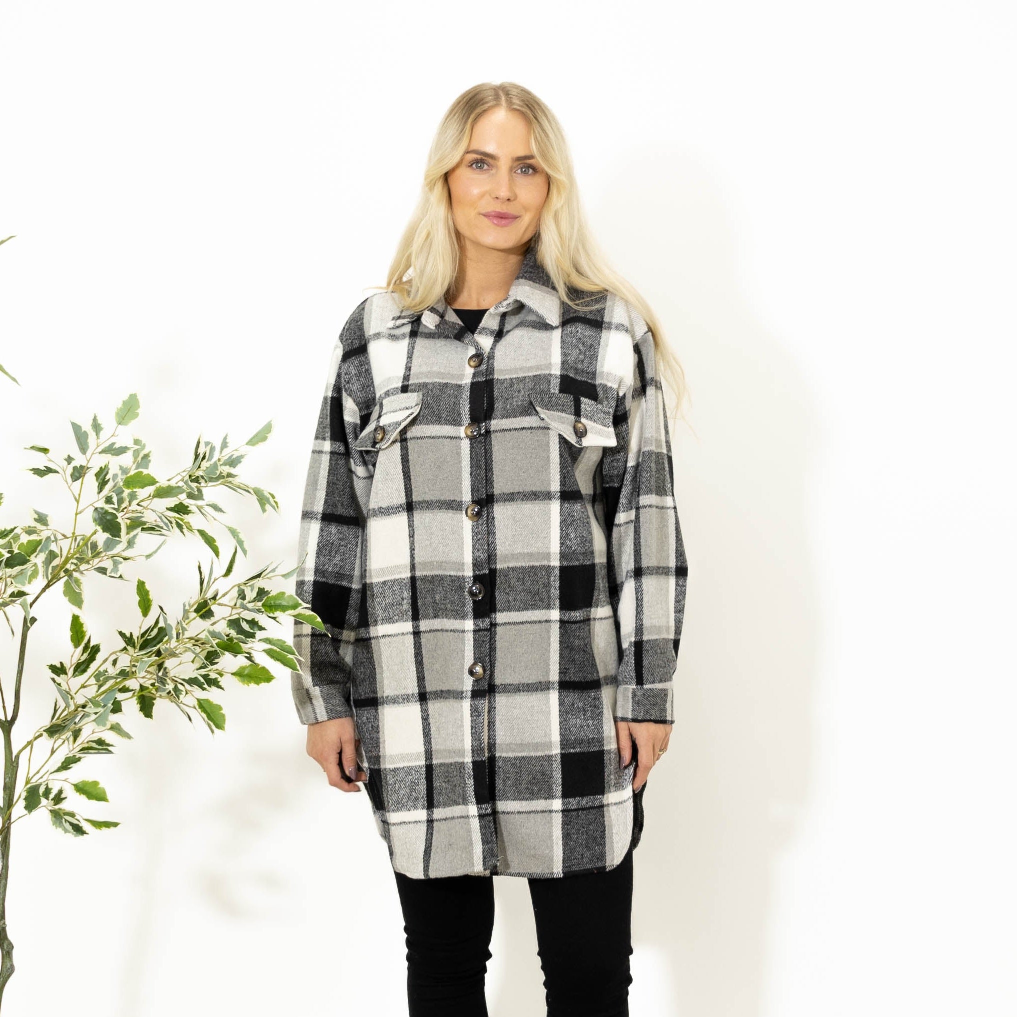 Amber ternet skovmands jakke, Sort