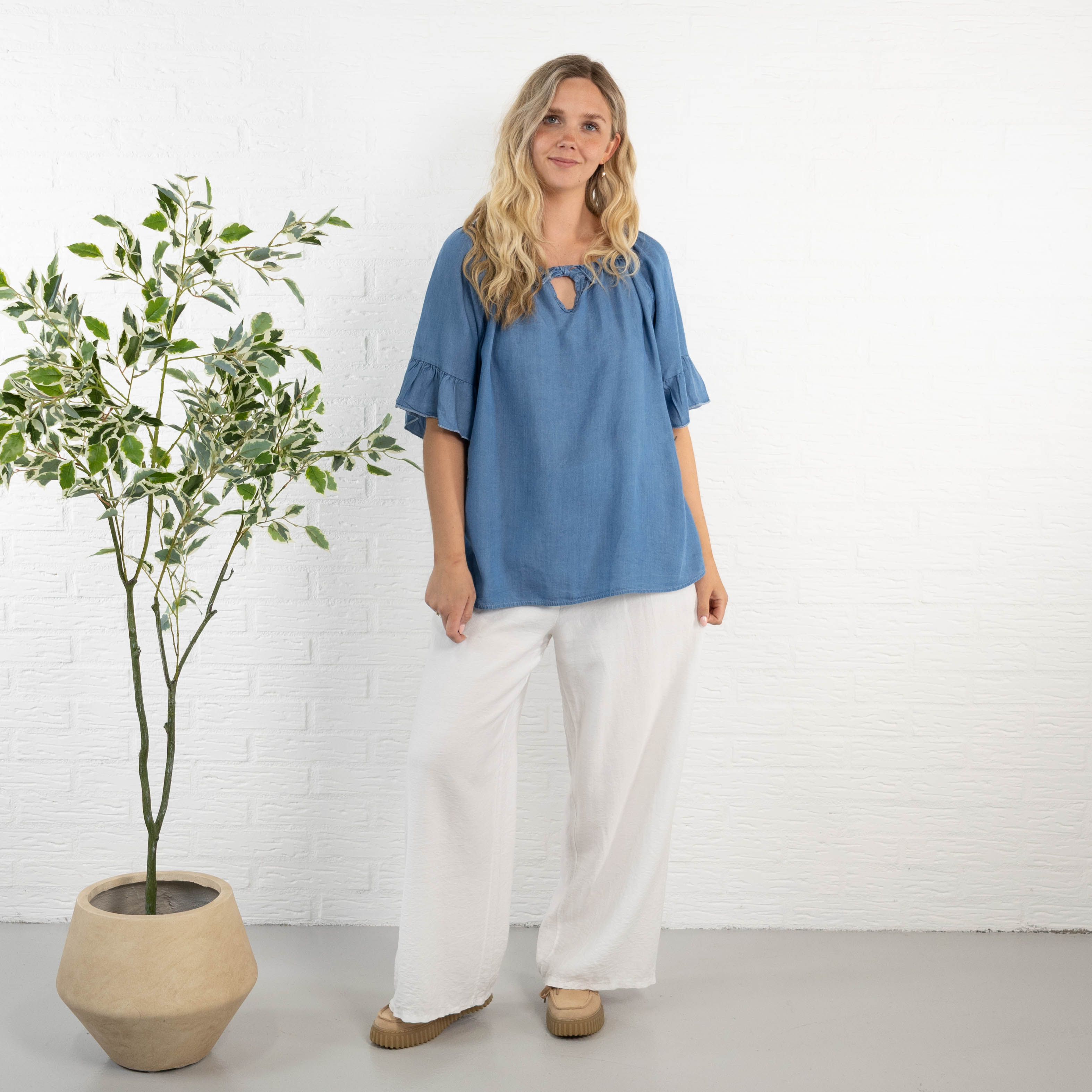 Vanessa overdel, Denim blå