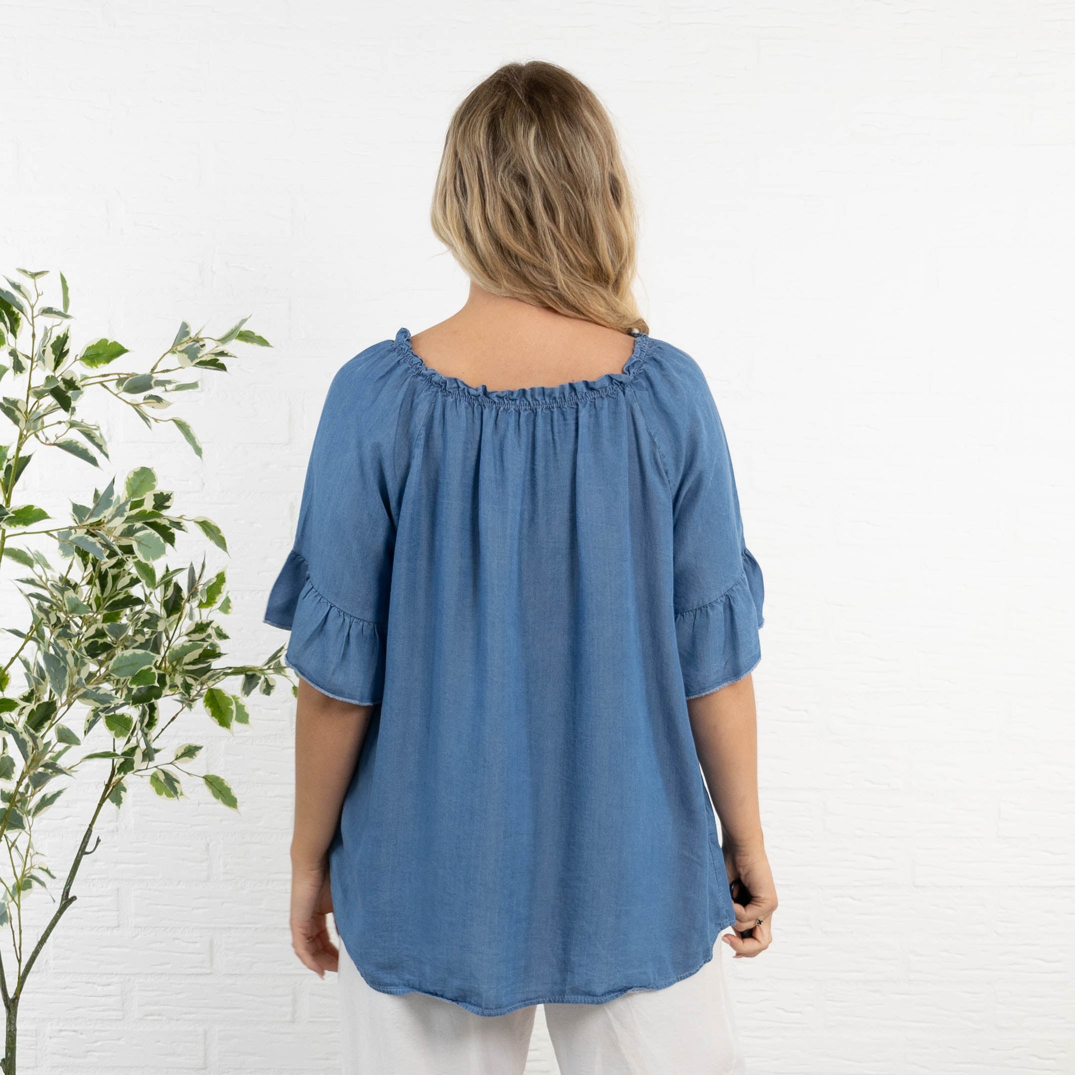 Vanessa overdel, Denim blå