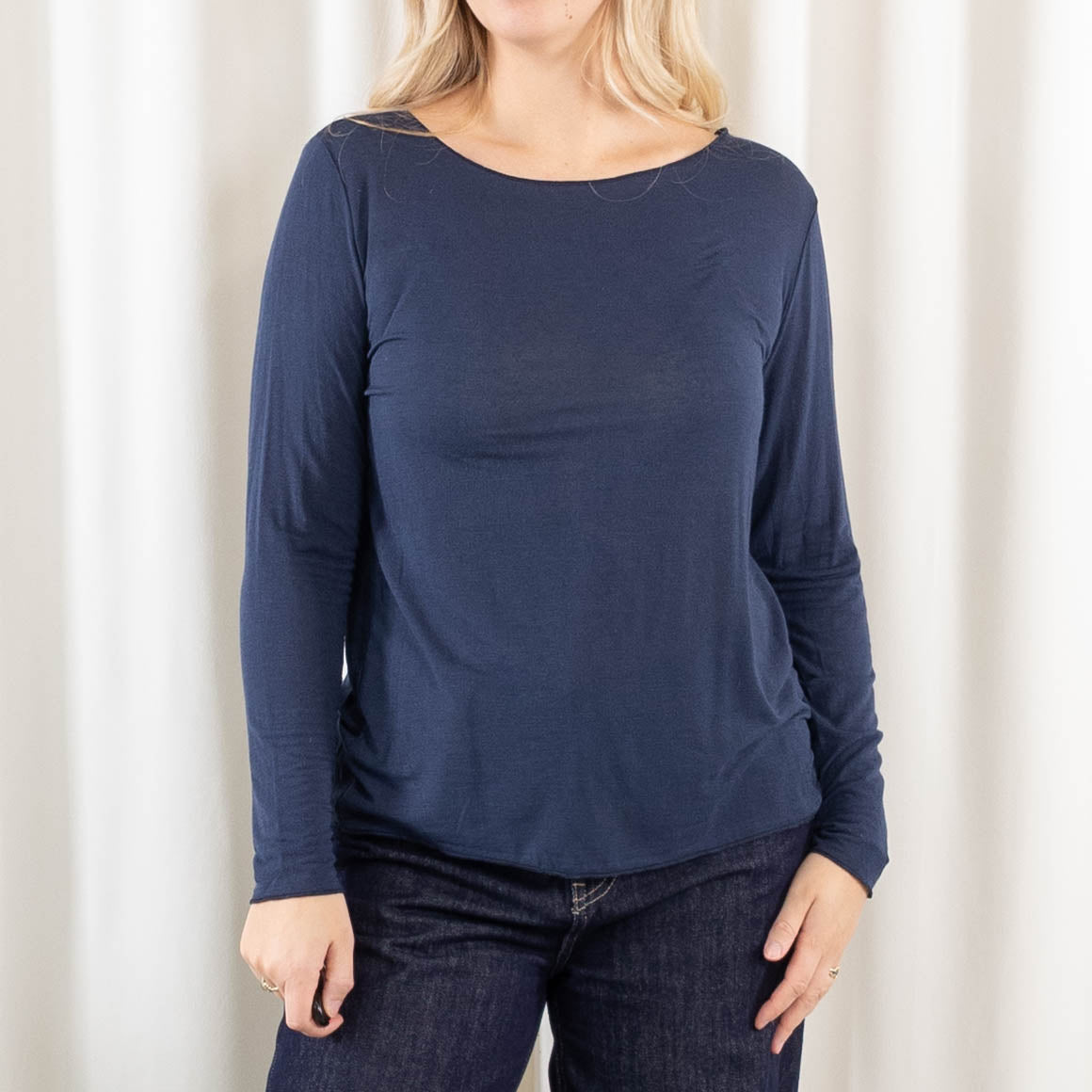 Cashy long sleeve, Navy