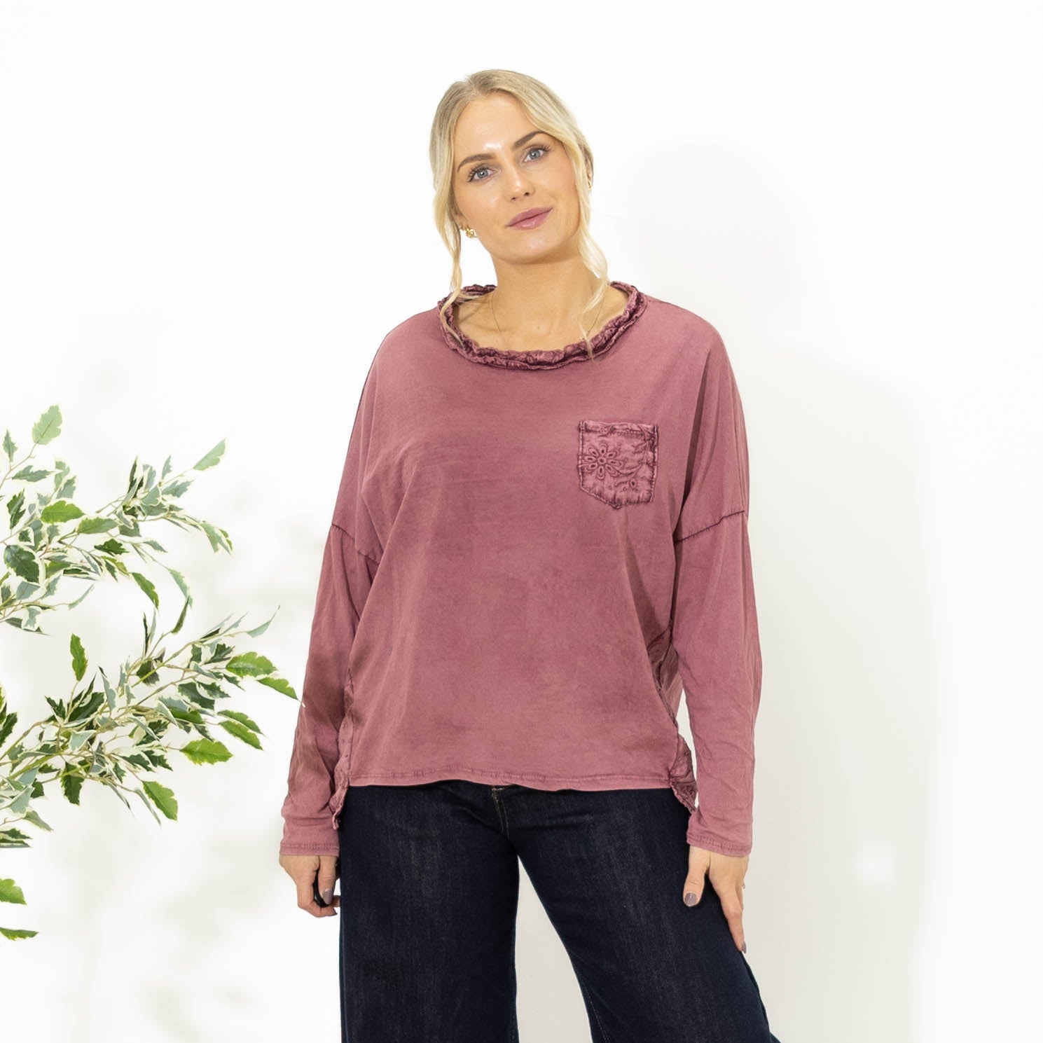 Kendra bomulds overdel, Lilla