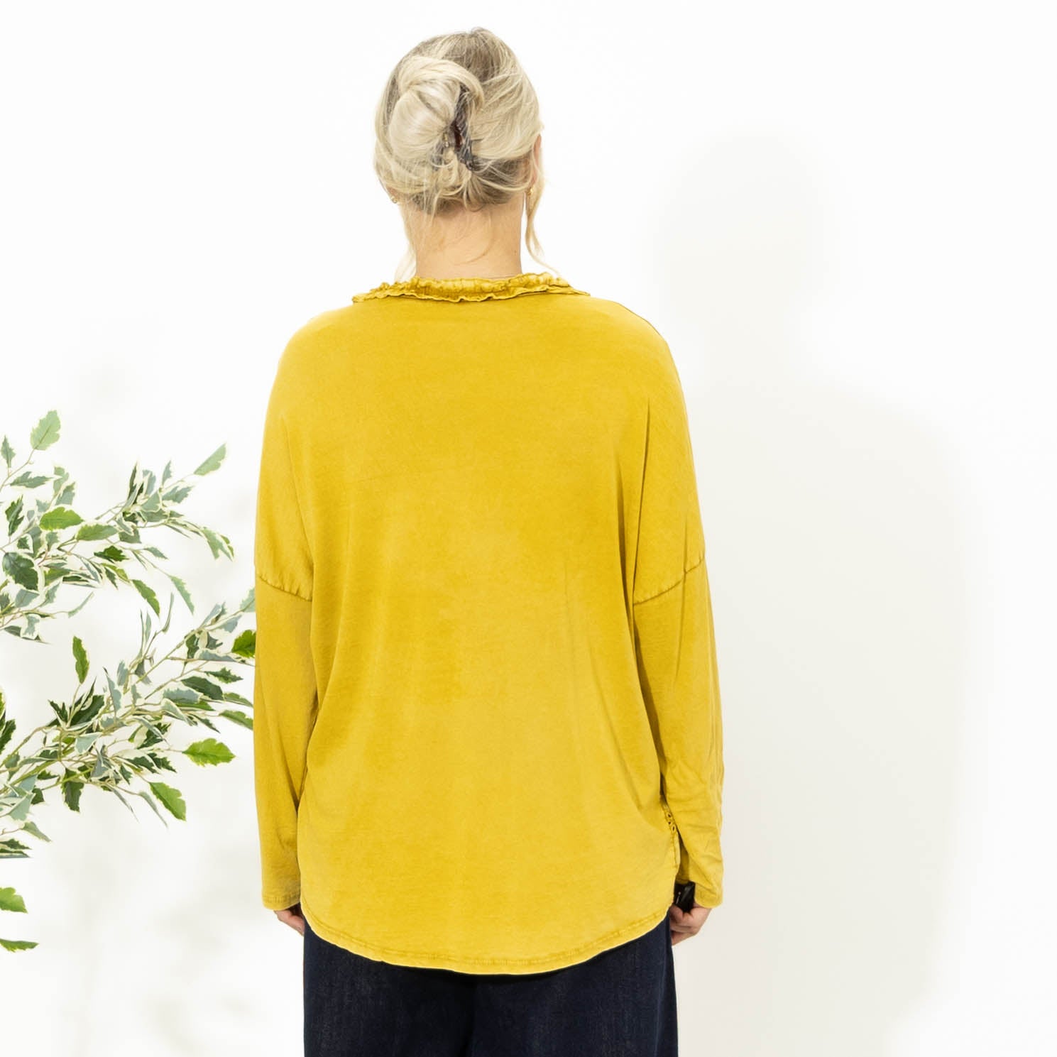 Kendra bomulds overdel, Sennep