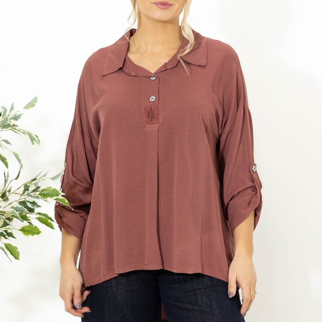 Fiona viskose overdel, Lilla