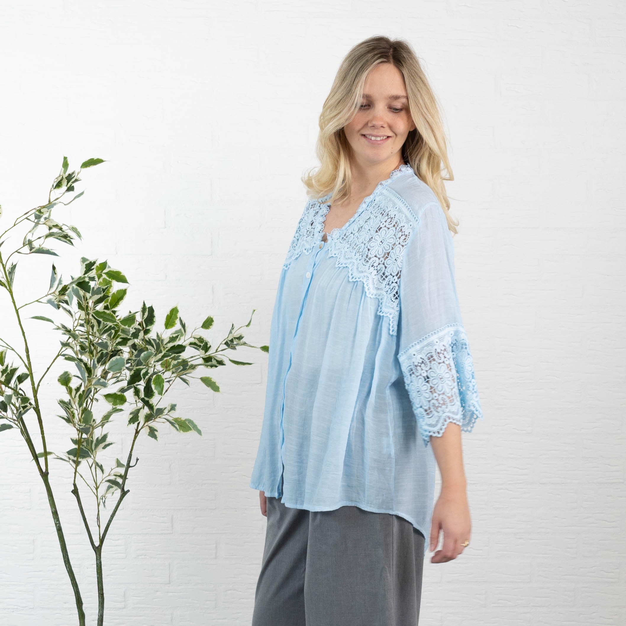 Sonny skjorte, Lyseblå