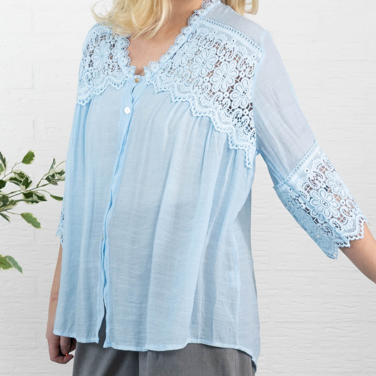 Sonny skjorte, Lyseblå