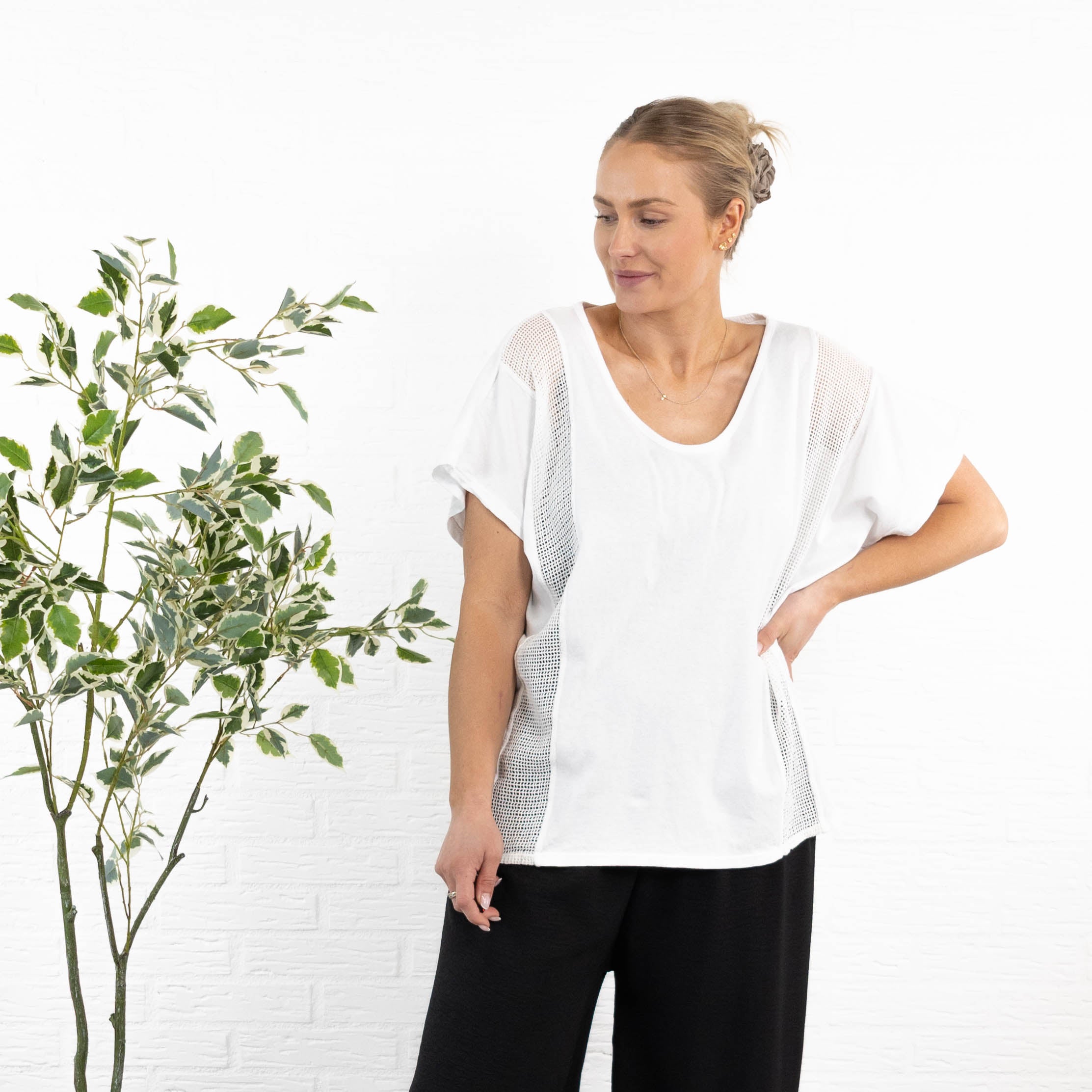 Willow t-shirt, Hvid