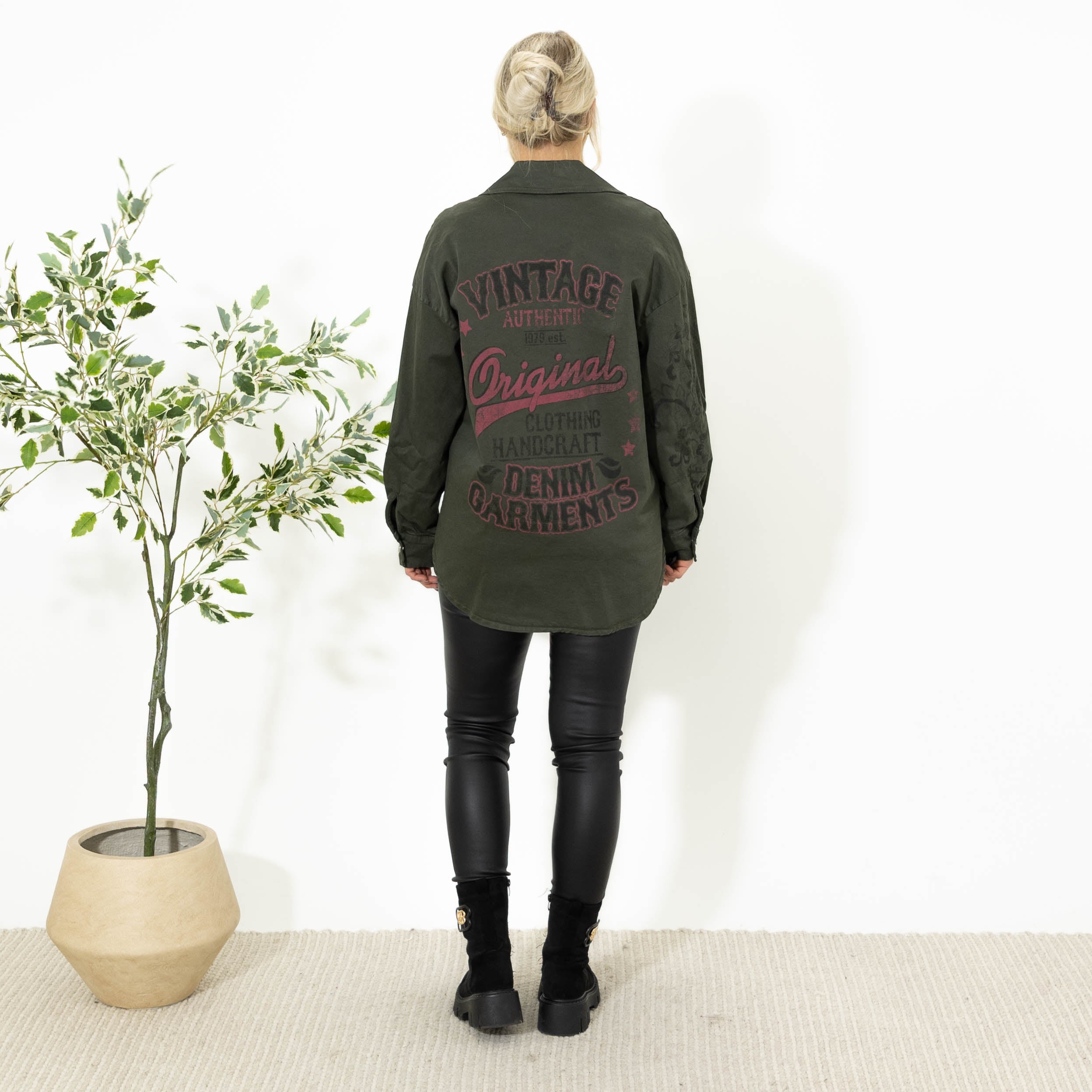 Ronnie twill jakke, Miligrøn