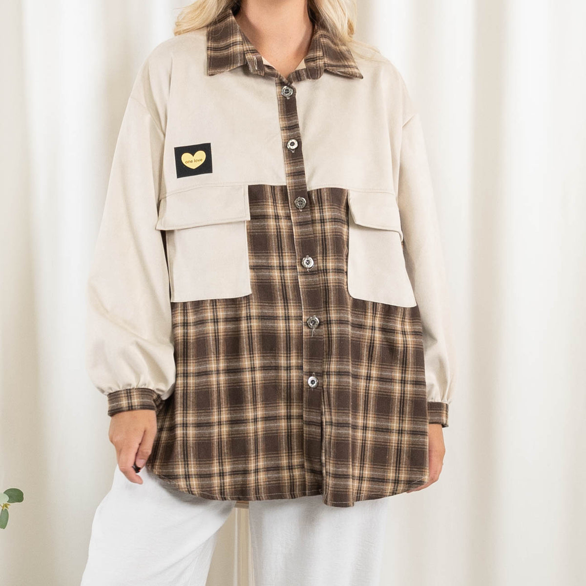 Kendra jakke, Beige