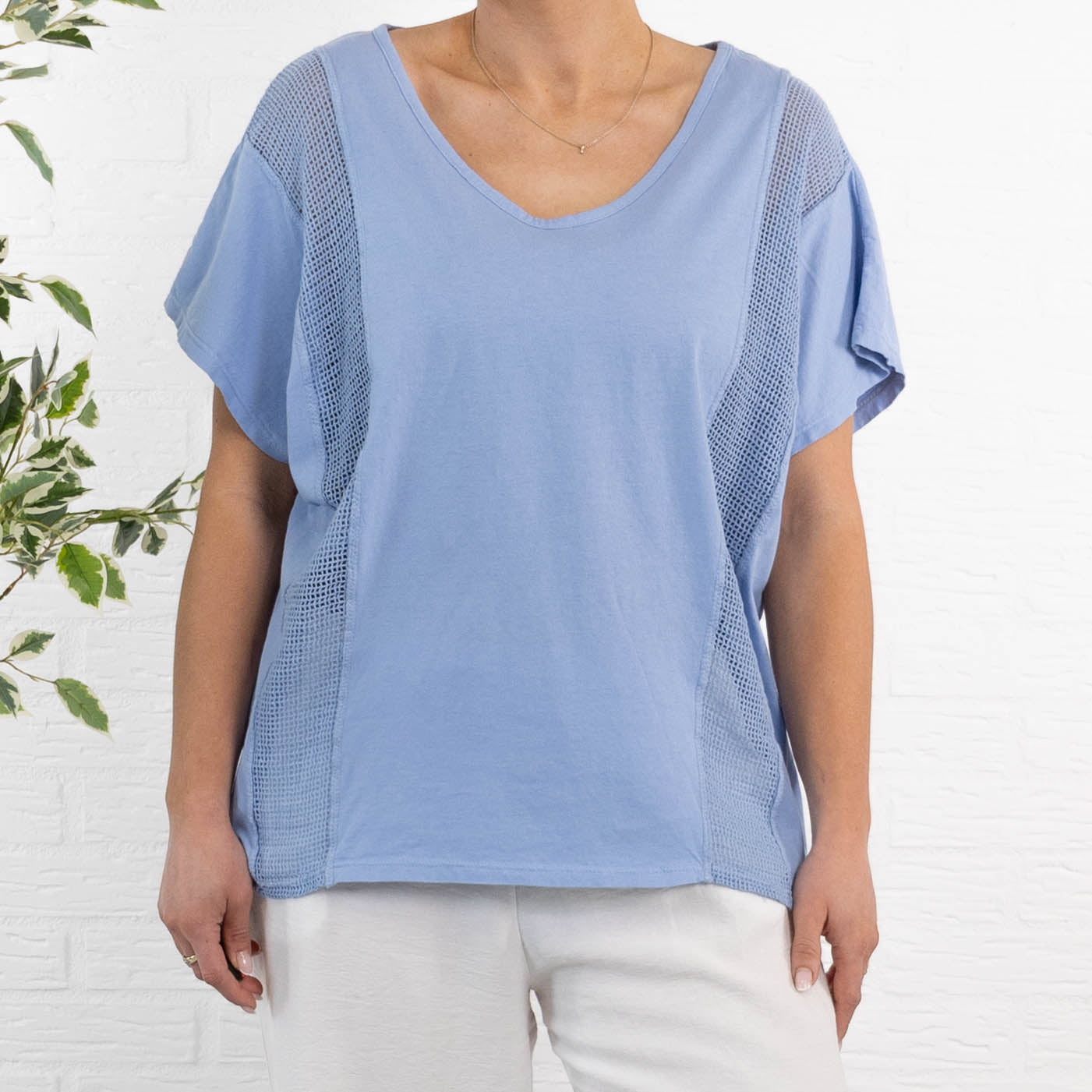 Willow t-shirt, Blå
