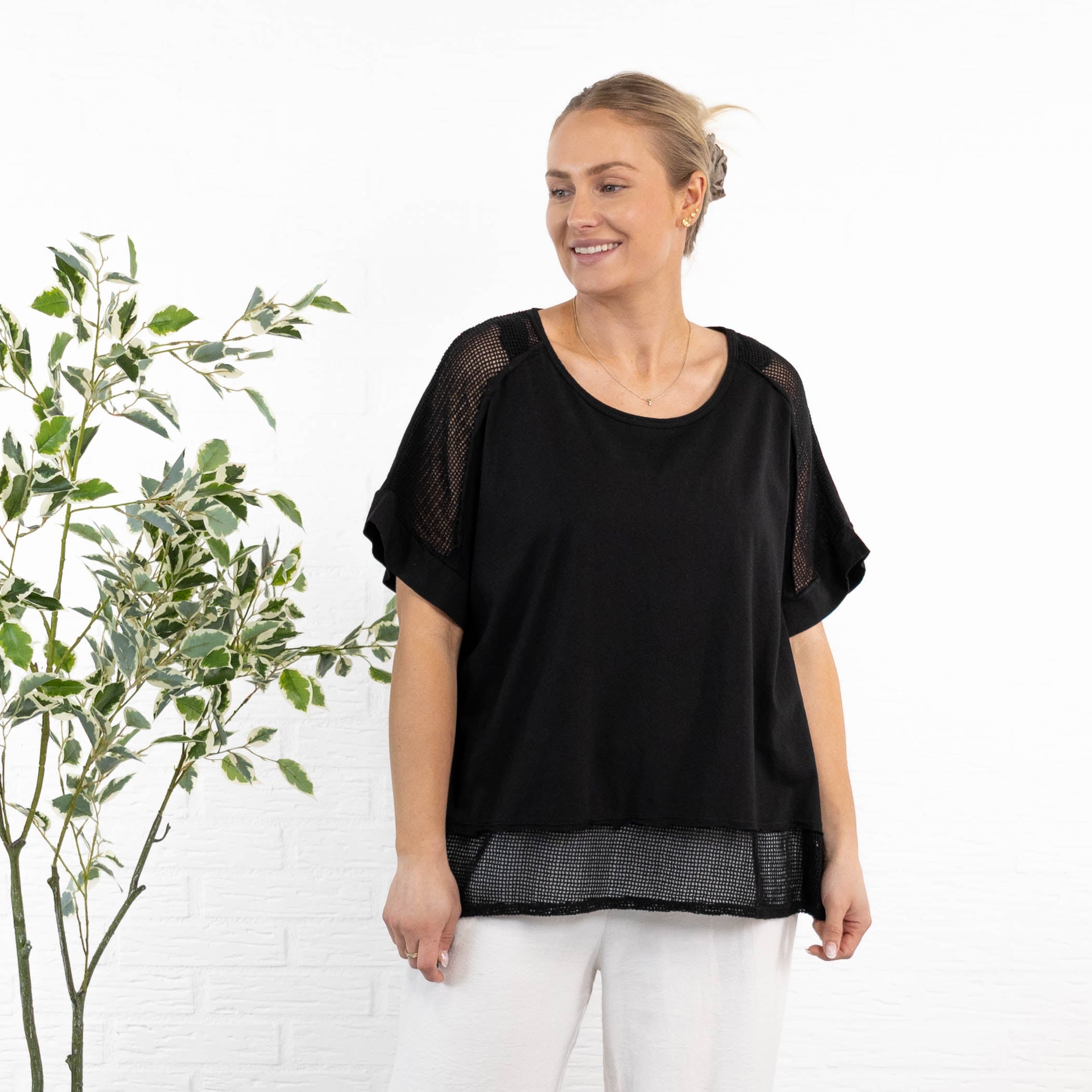 Milo t-shirt, Sort