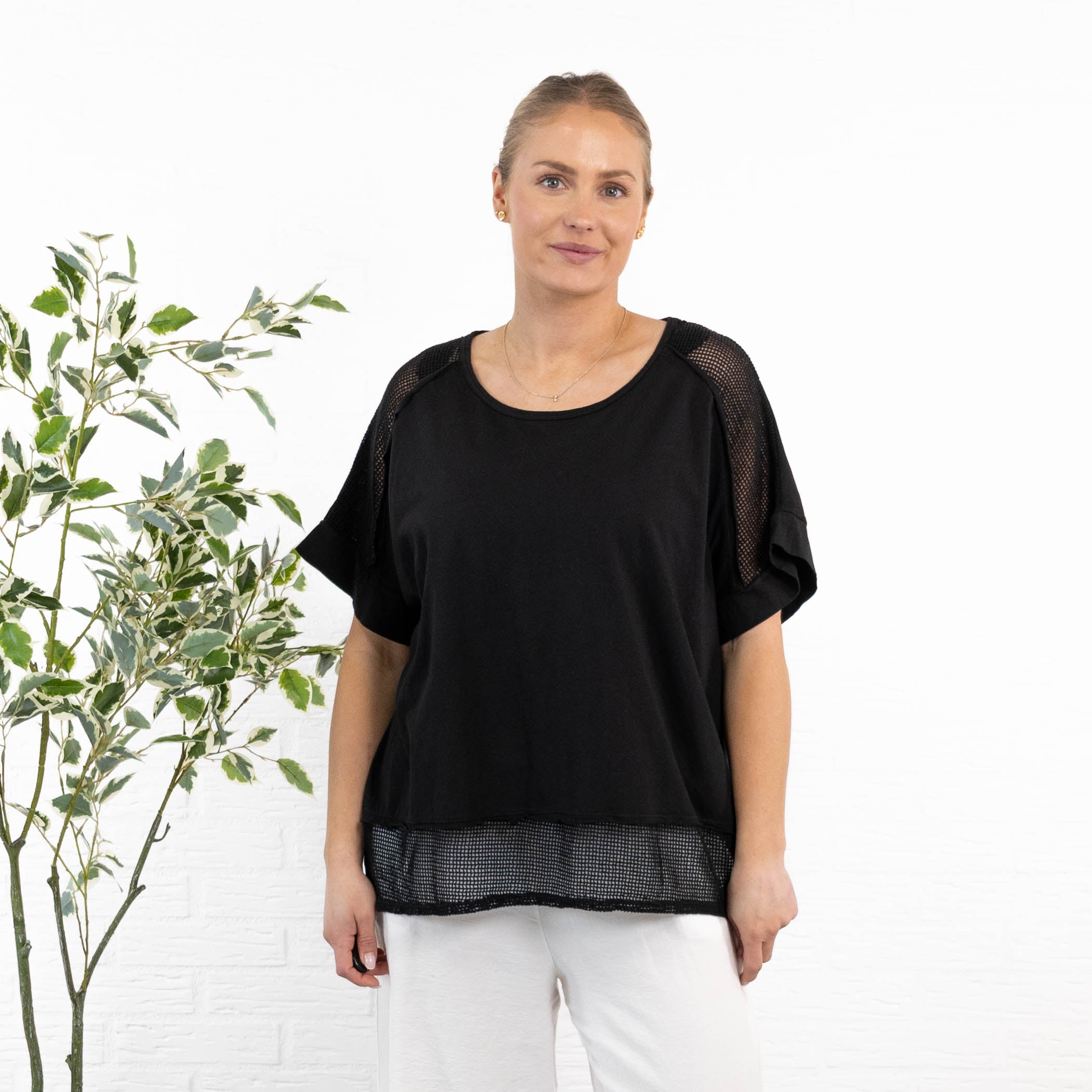 Milo t-shirt, Sort