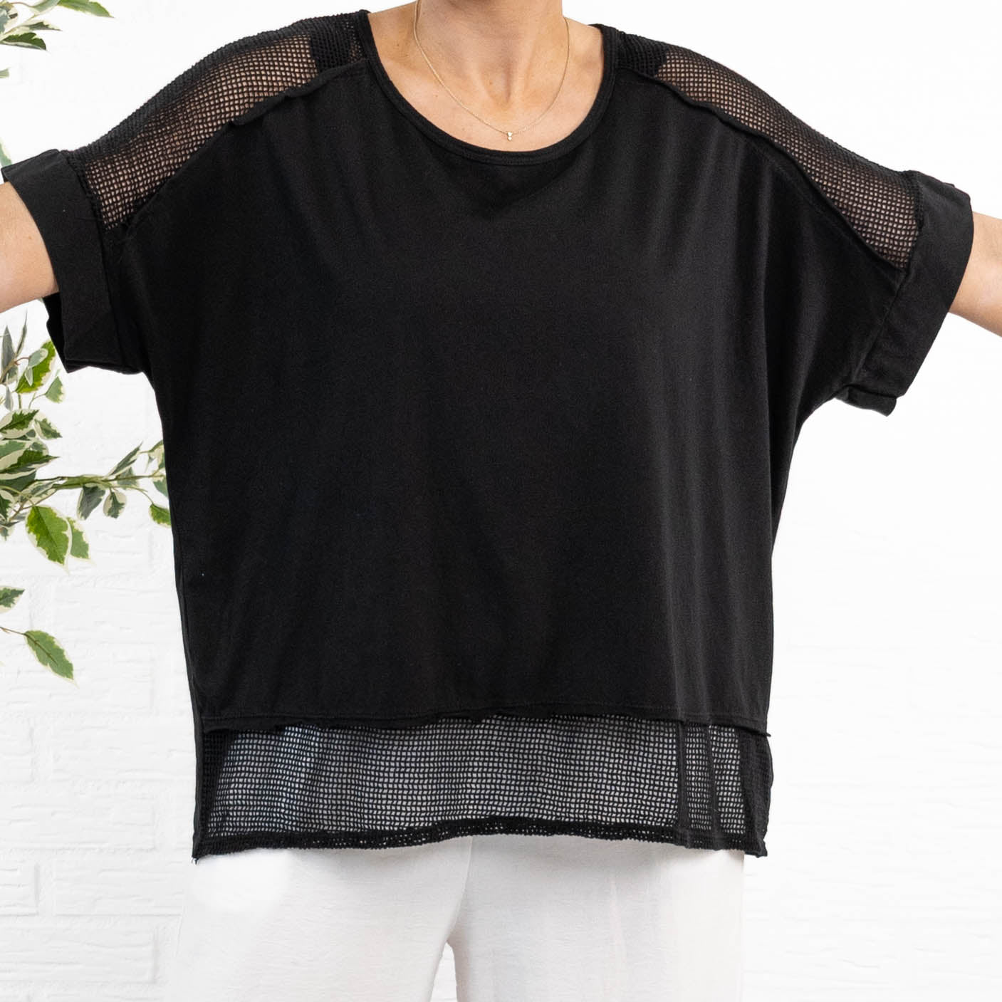 Milo t-shirt, Sort