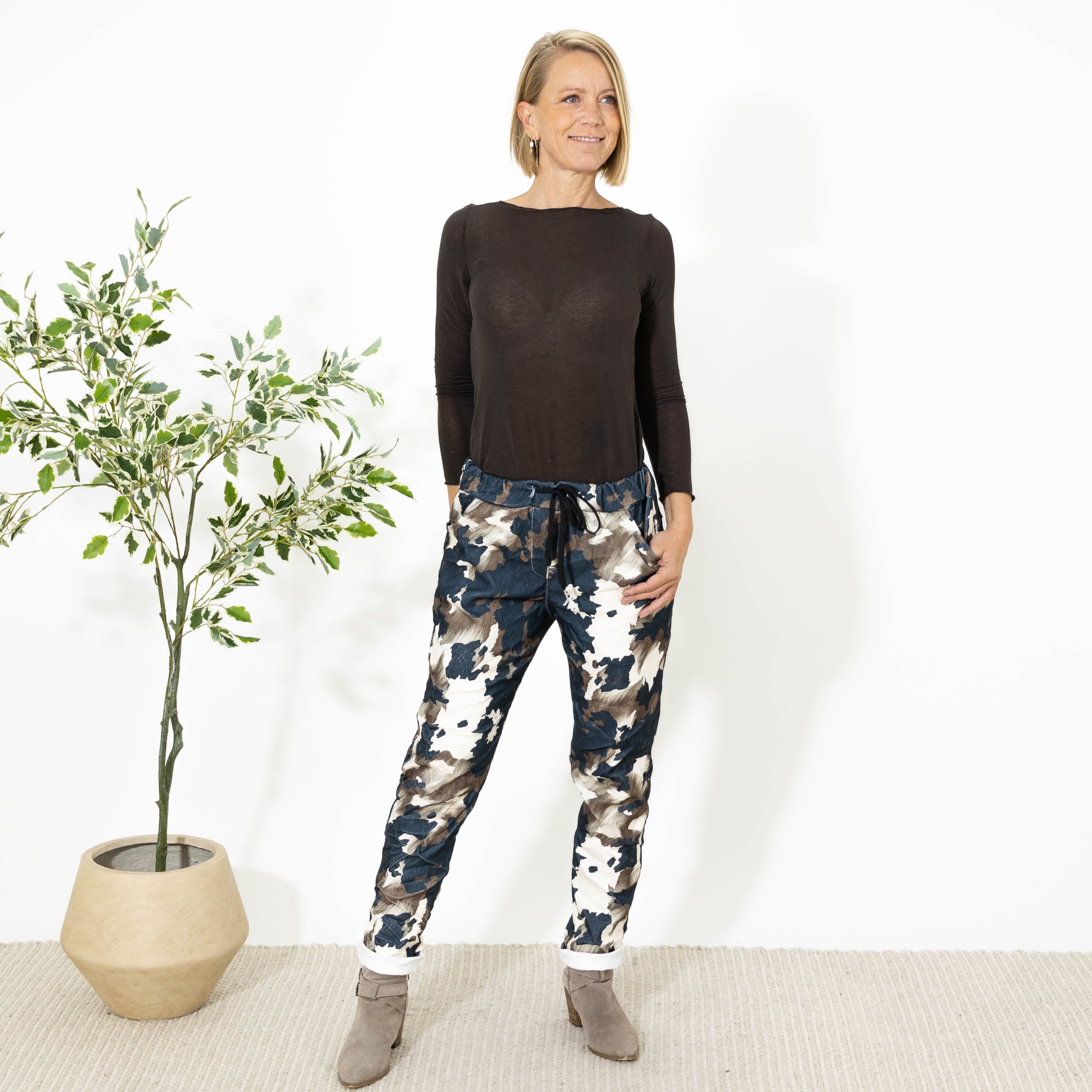 Maika vegan bukser, Navy