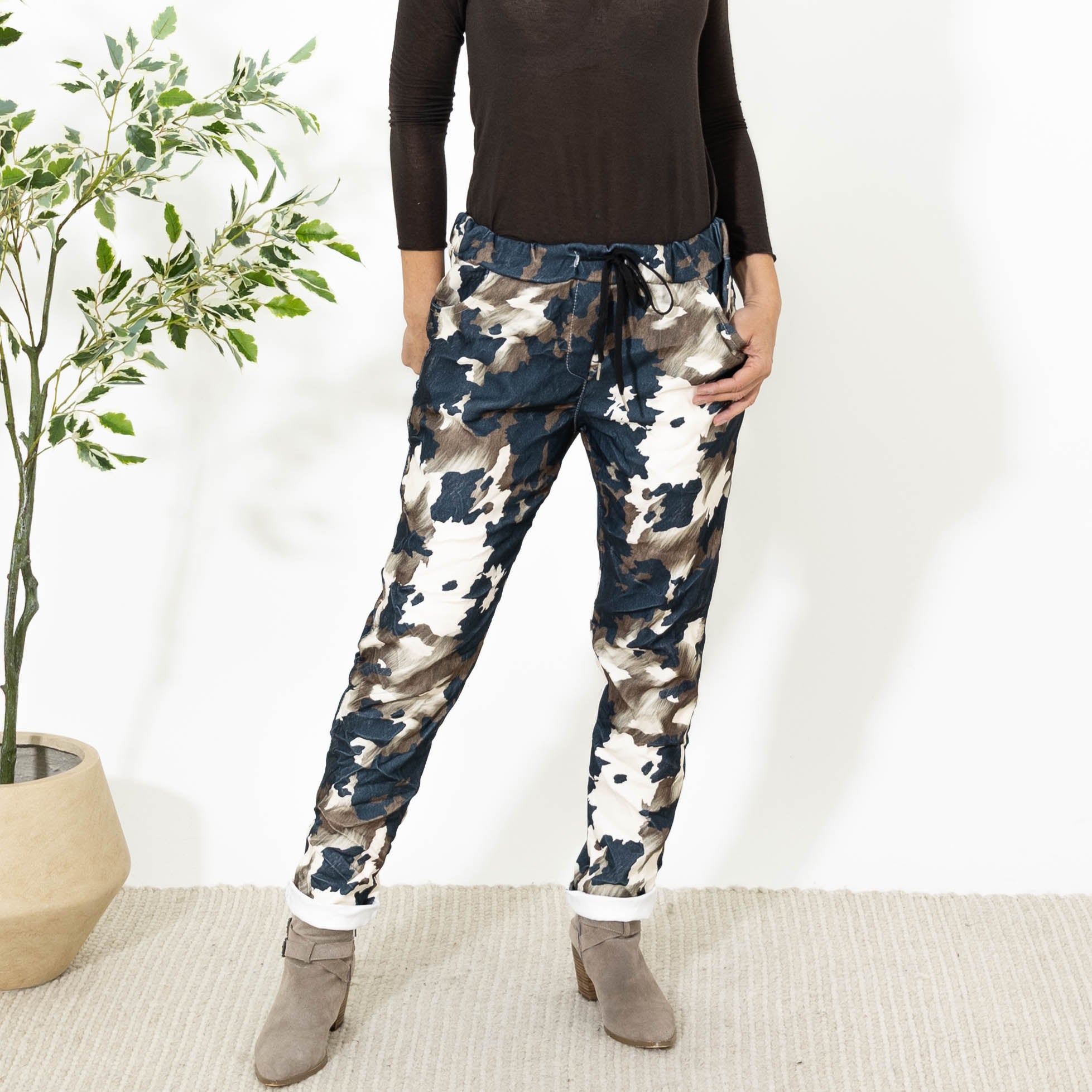 Maika vegan bukser, Navy