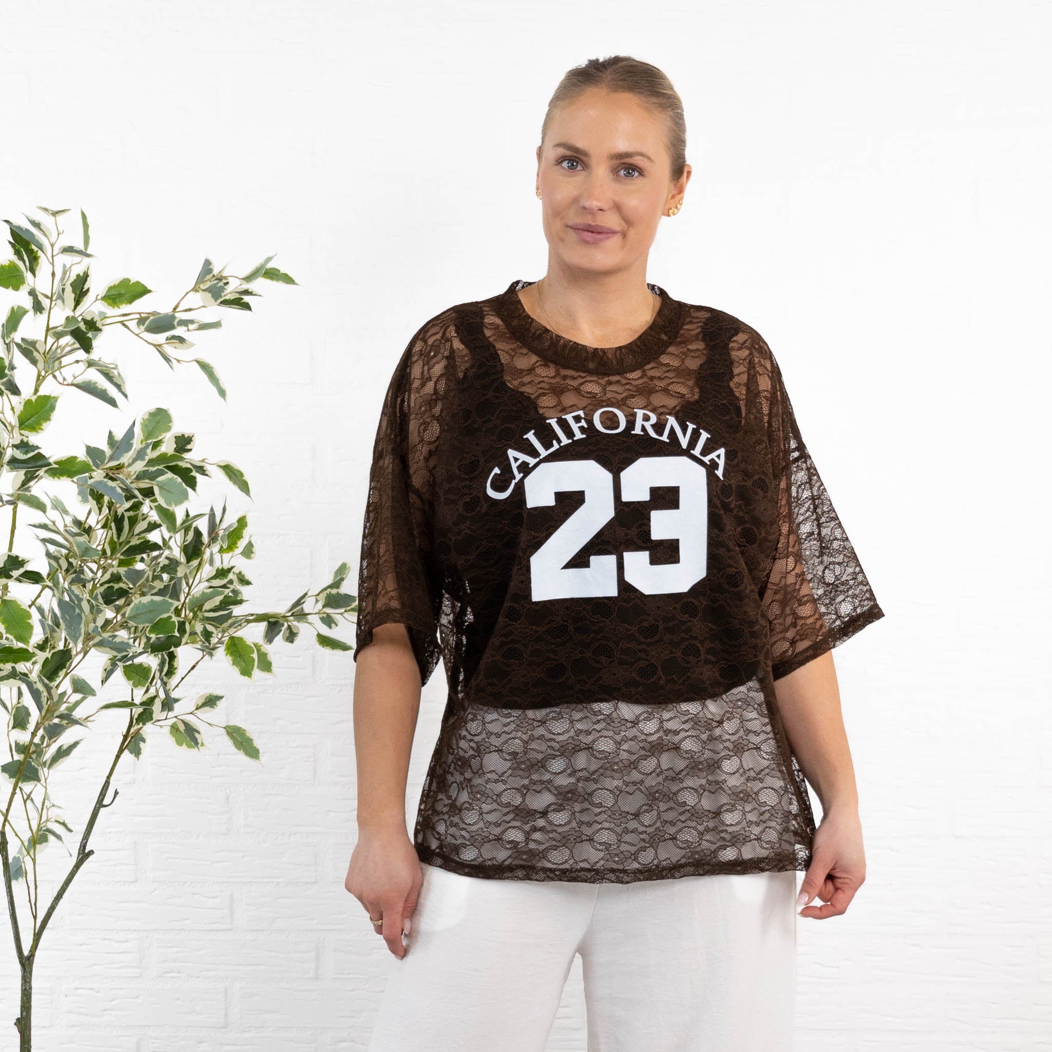California mesh t-shirt, Choko