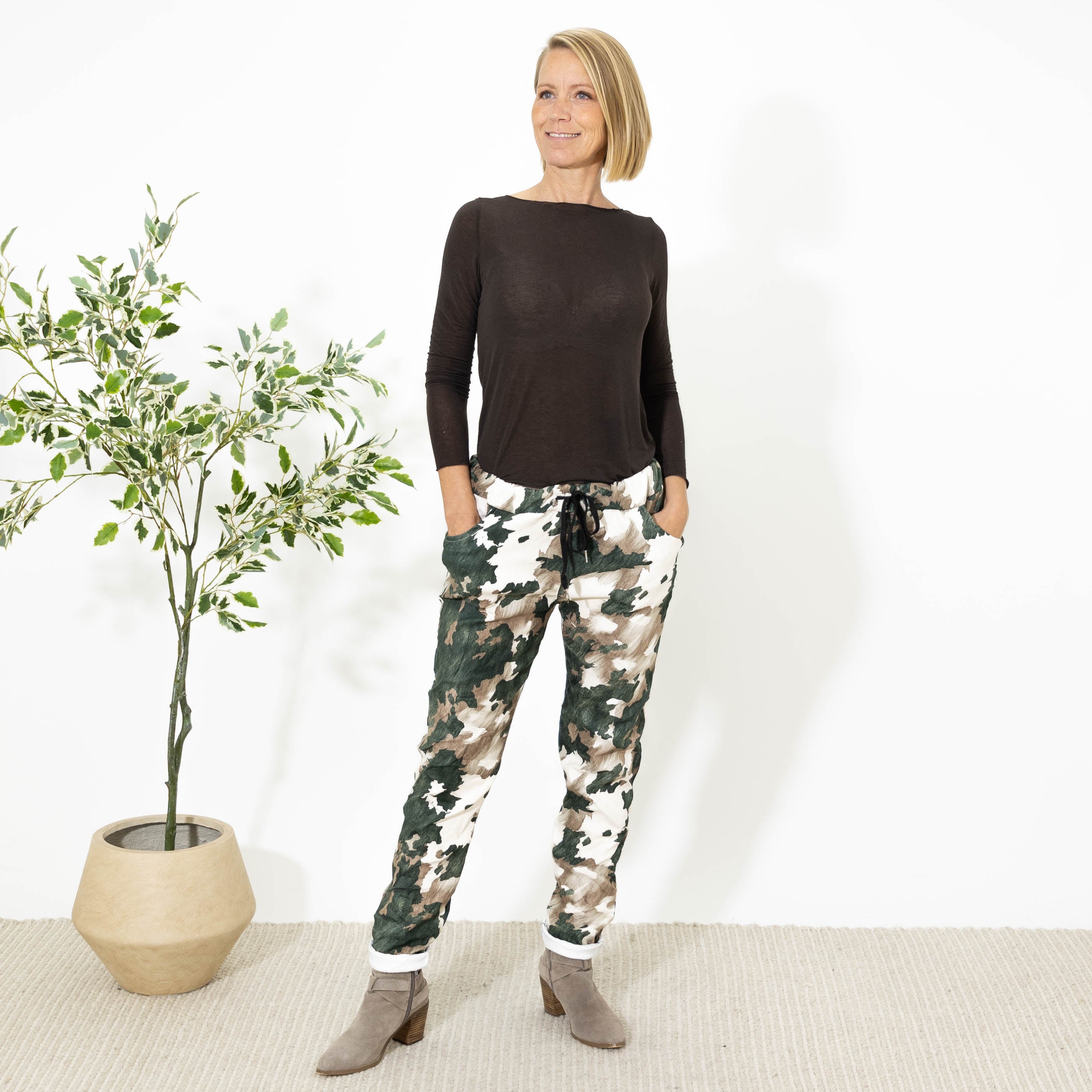 Maika vegan bukser, Khaki