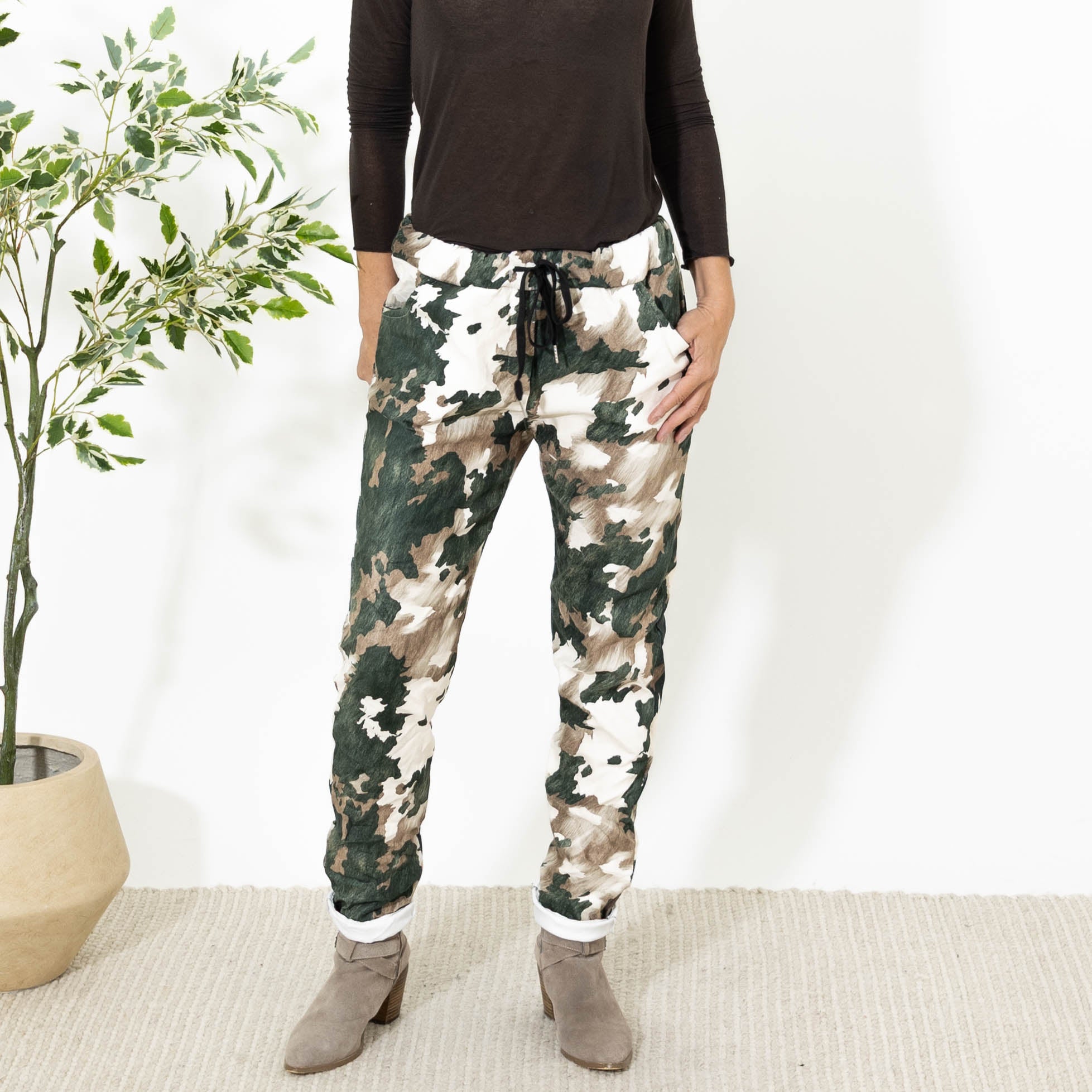 Maika vegan bukser, Khaki