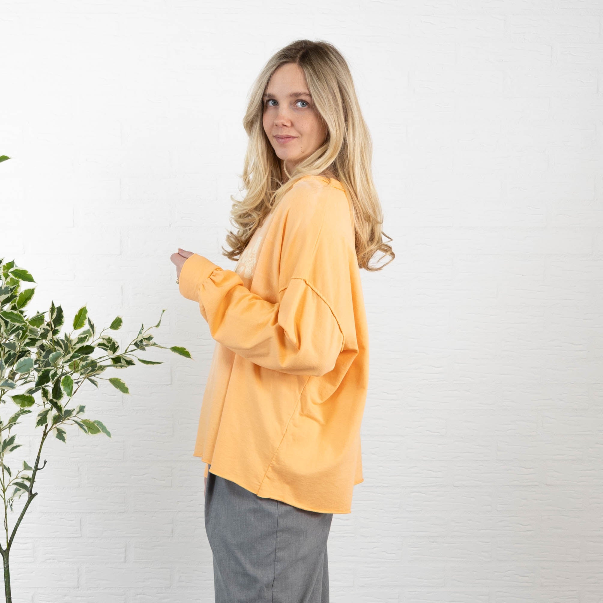 LEVEL 1 sweatshirt, Koral
