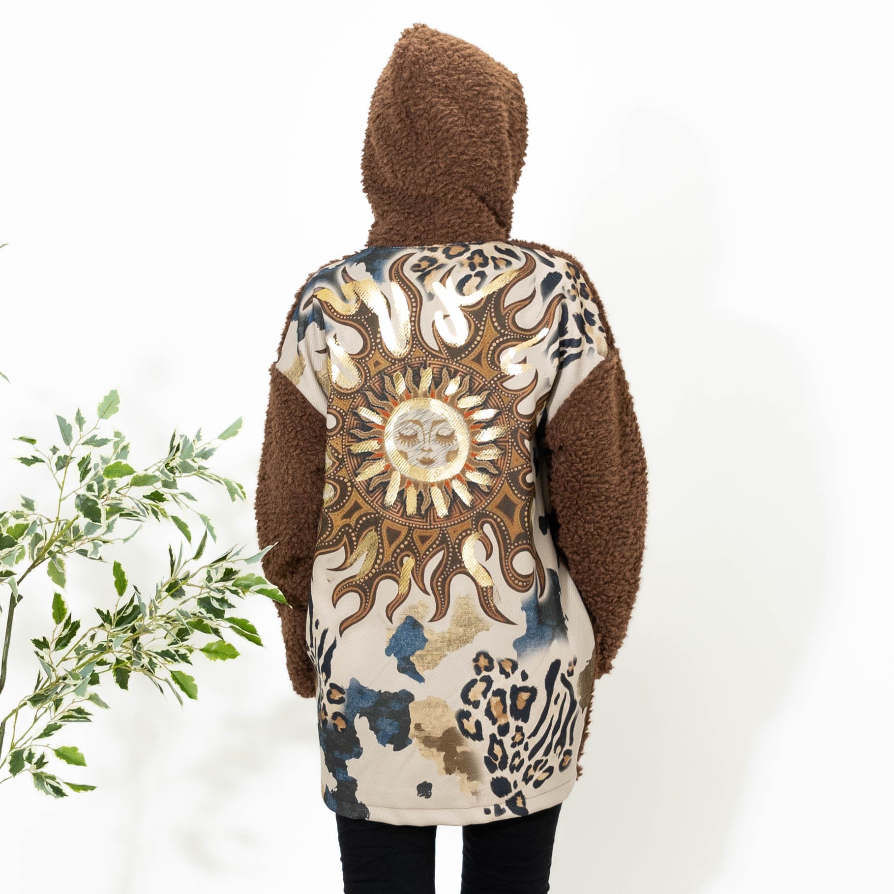 Bente plys hoodie, Choko