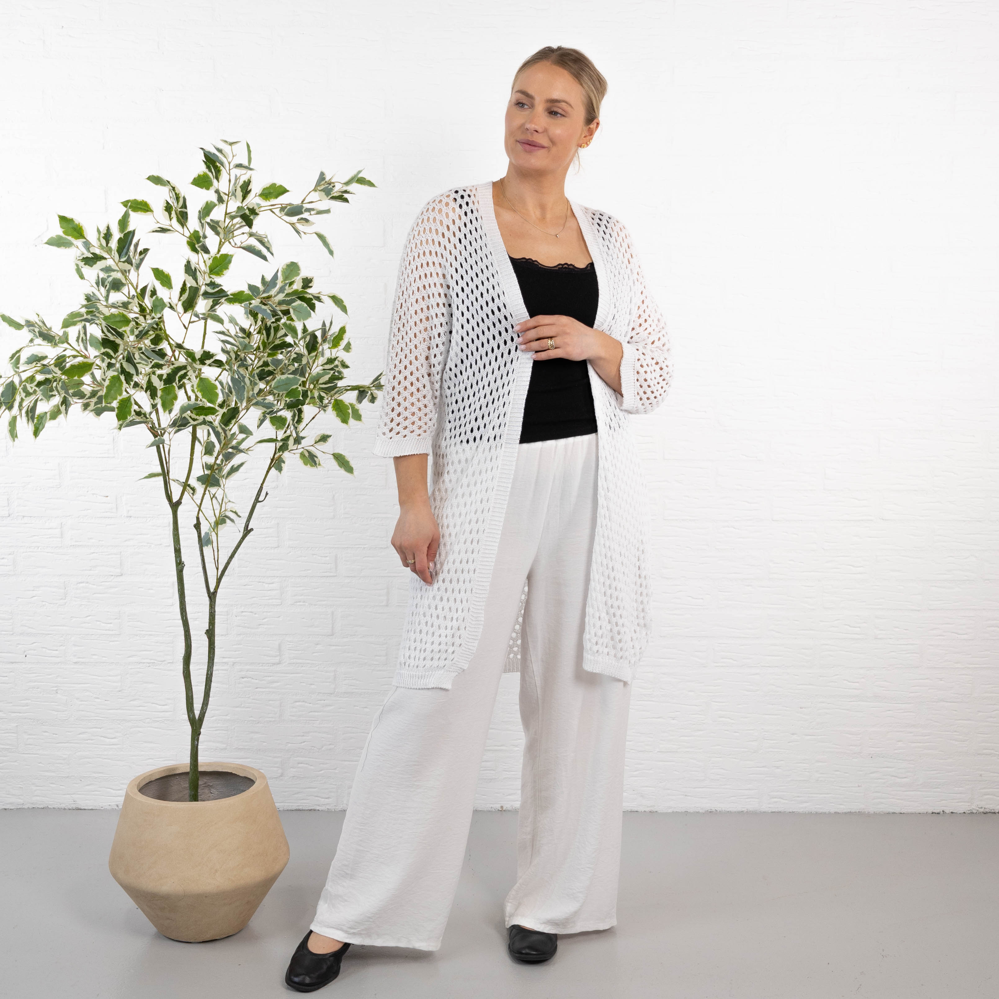 Sira Cardigan, Hvid