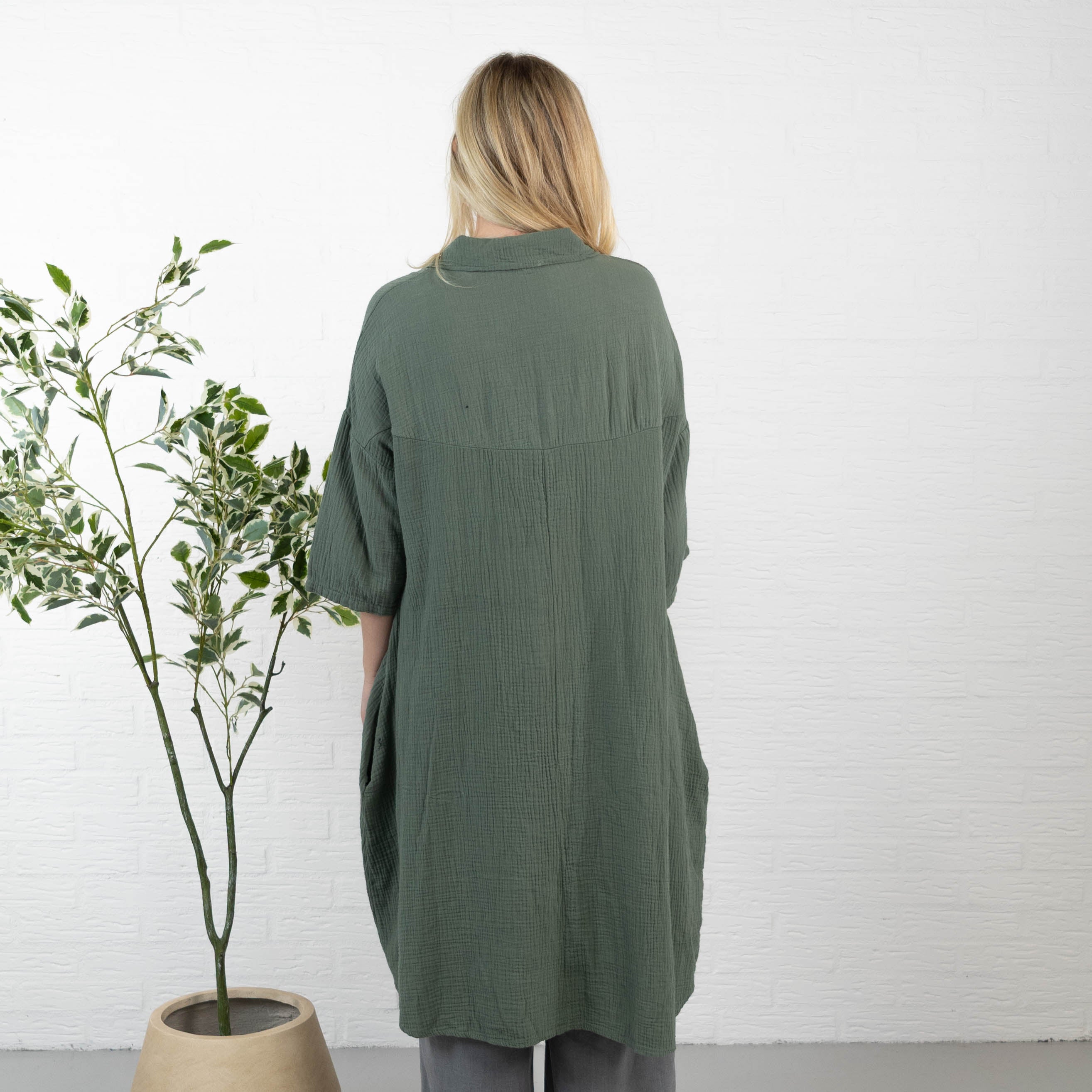 Lydia tunika/kjole, Khaki