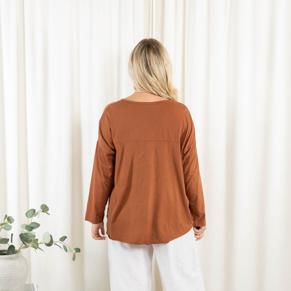 Chic t-shirt, Terracotta