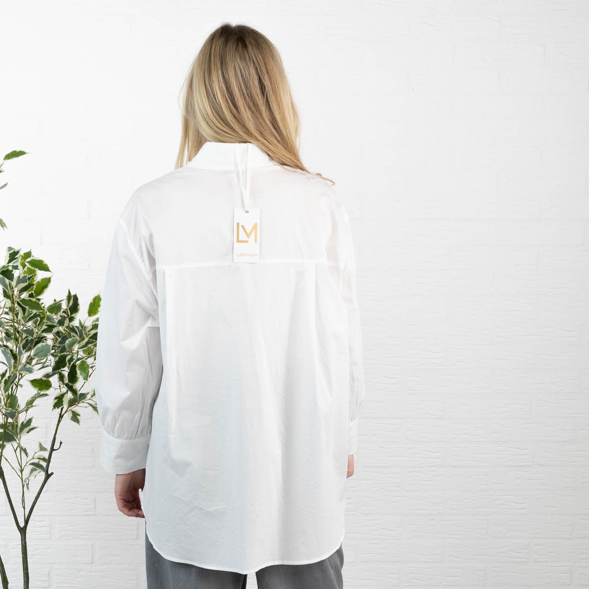 Evelyn skjorte, Hvid