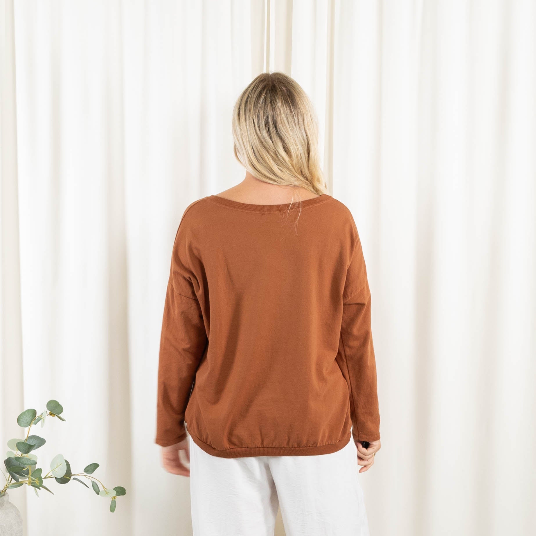 Randi t-shirt, Terracotta