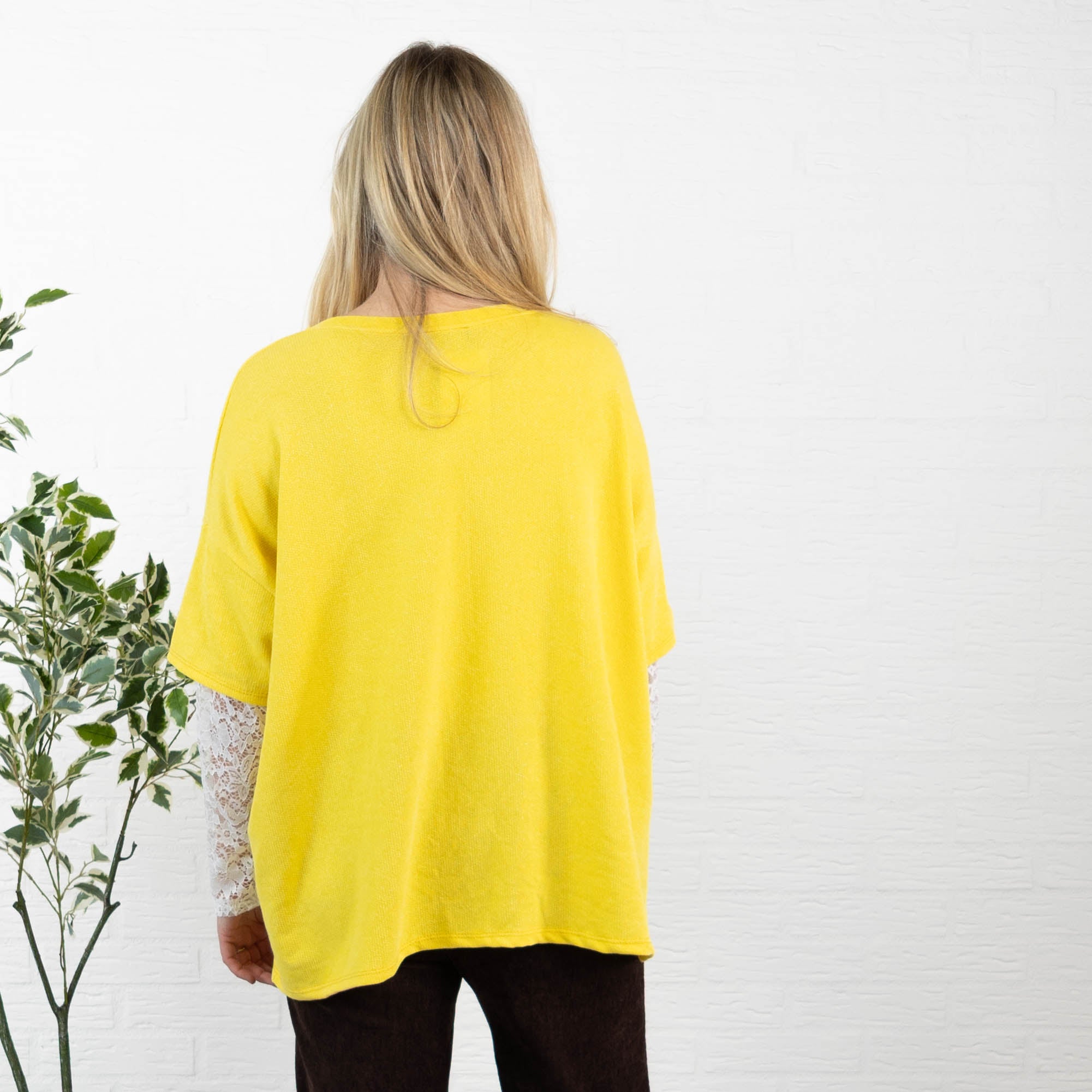 London sweatshirt, Gul