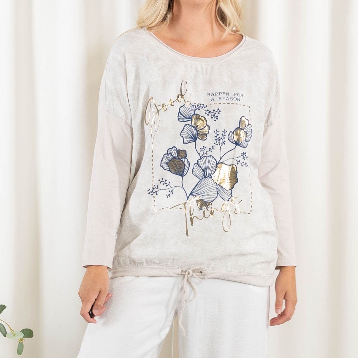 Shelby t-shirt, Beige