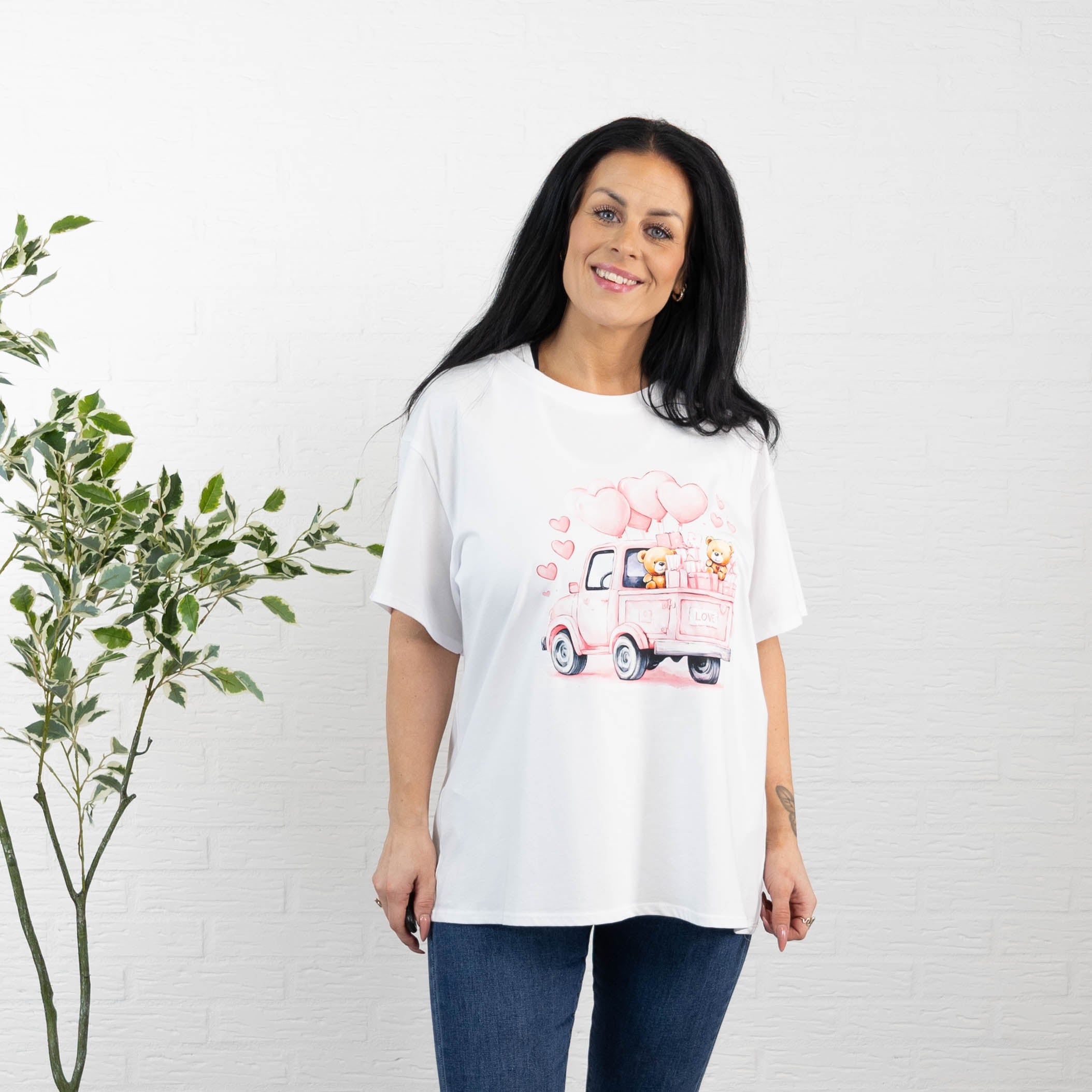 Jayla t-shirt, Lyserød