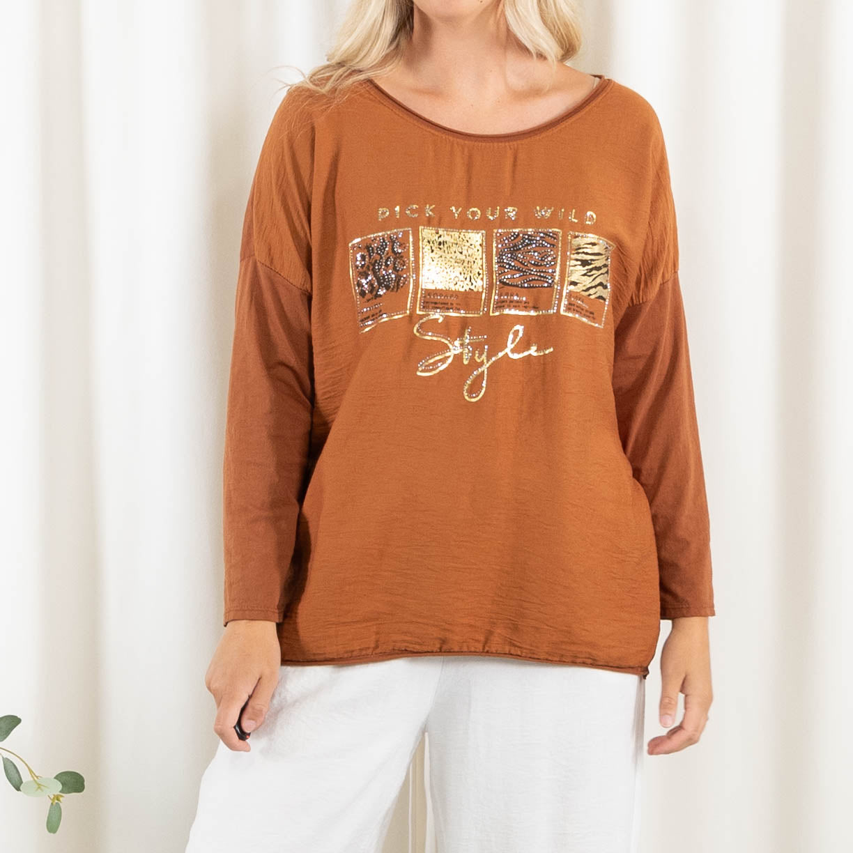 Blake t-shirt, Terracotta