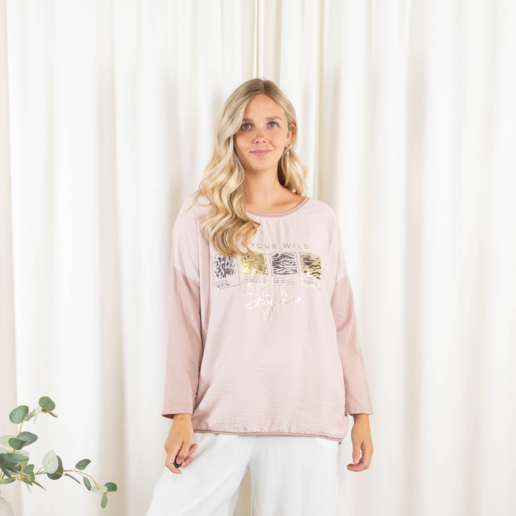 Blake t-shirt, Rosa
