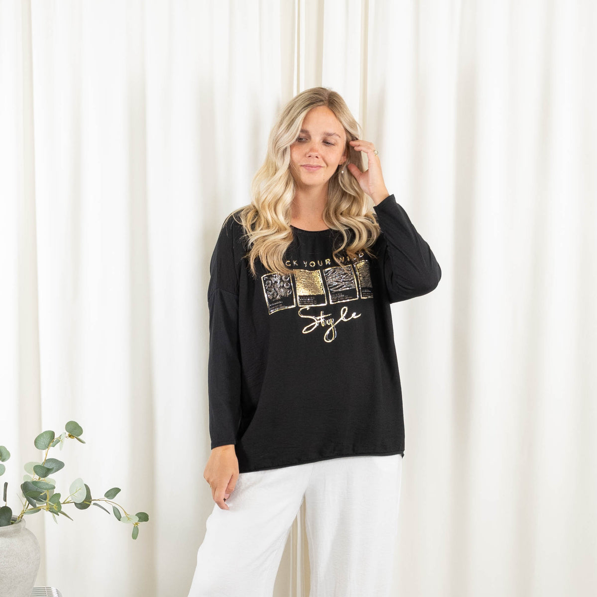 Blake t-shirt, Sort