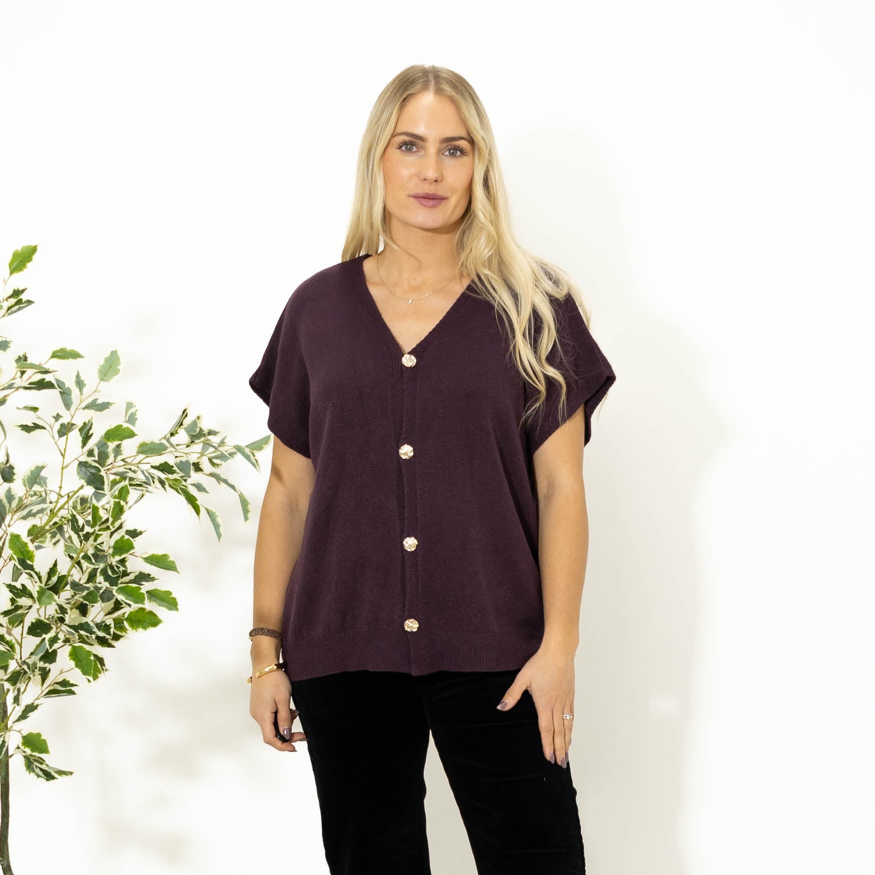 Lene strikvest, Lilla