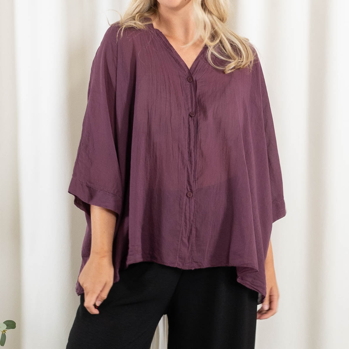 Hazel bluse, Purple