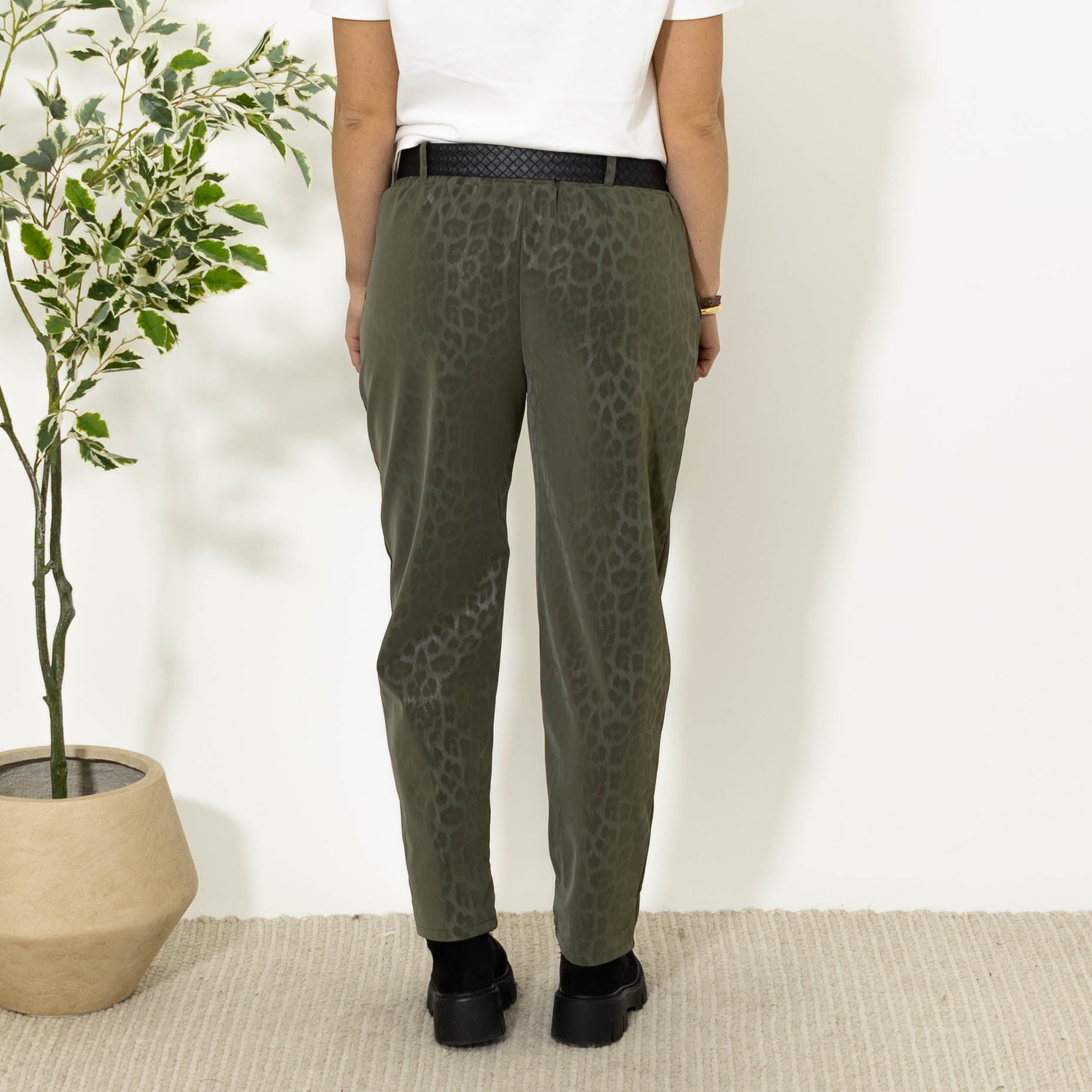 Åse leopardbukser, Khaki