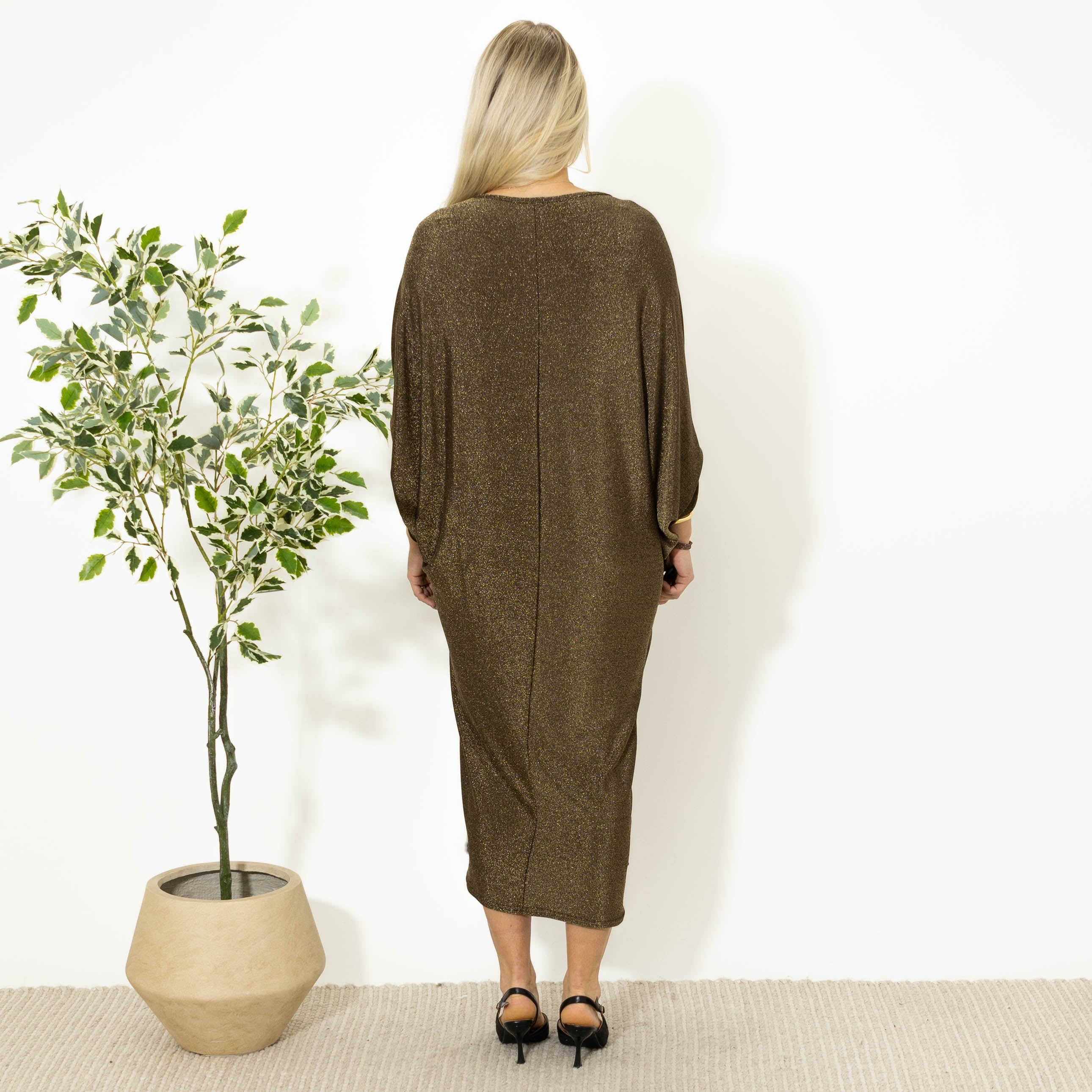 Faith glimmer kjole, Guld