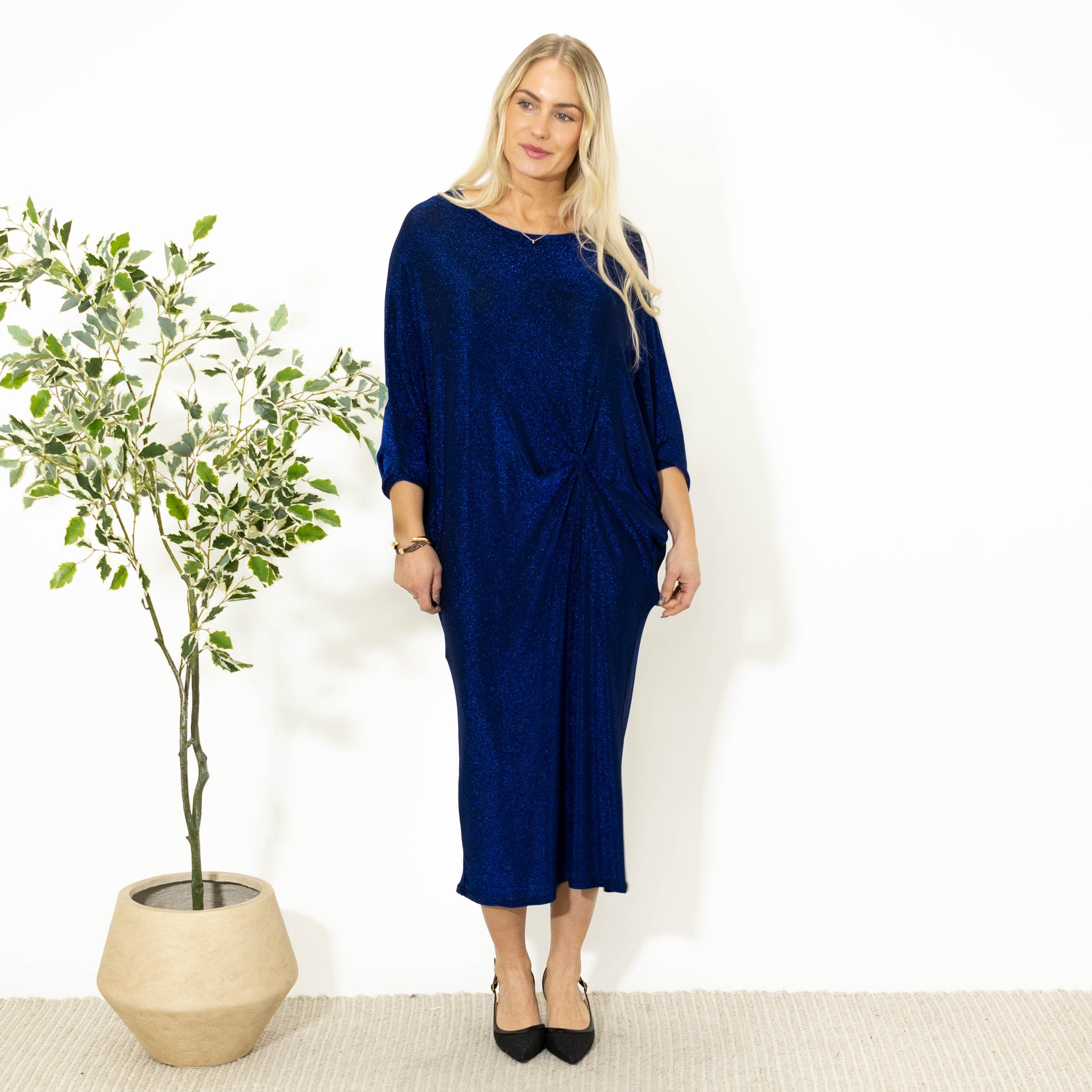 Faith glimmer kjole, Blå