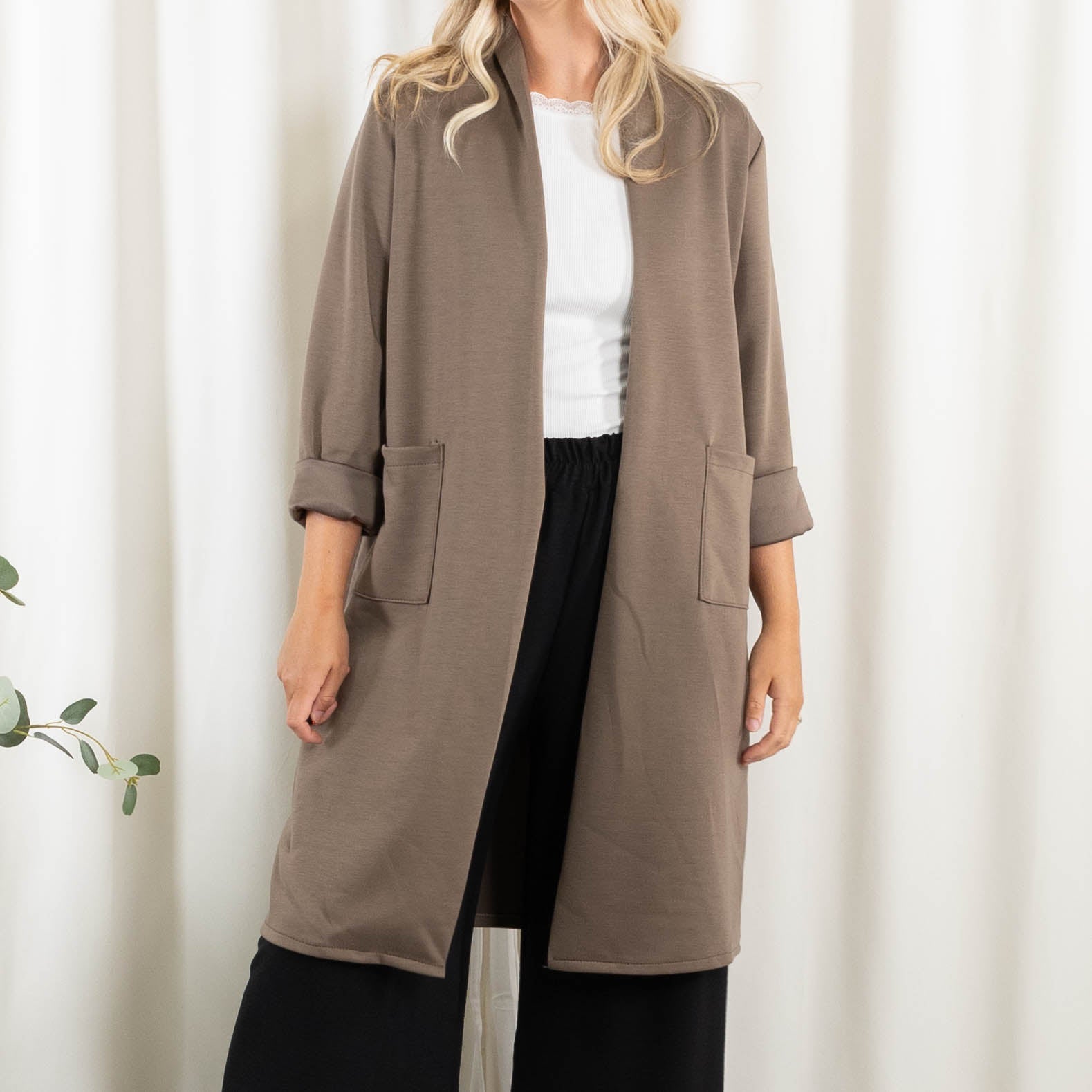 Ginny cardigan, Taupe