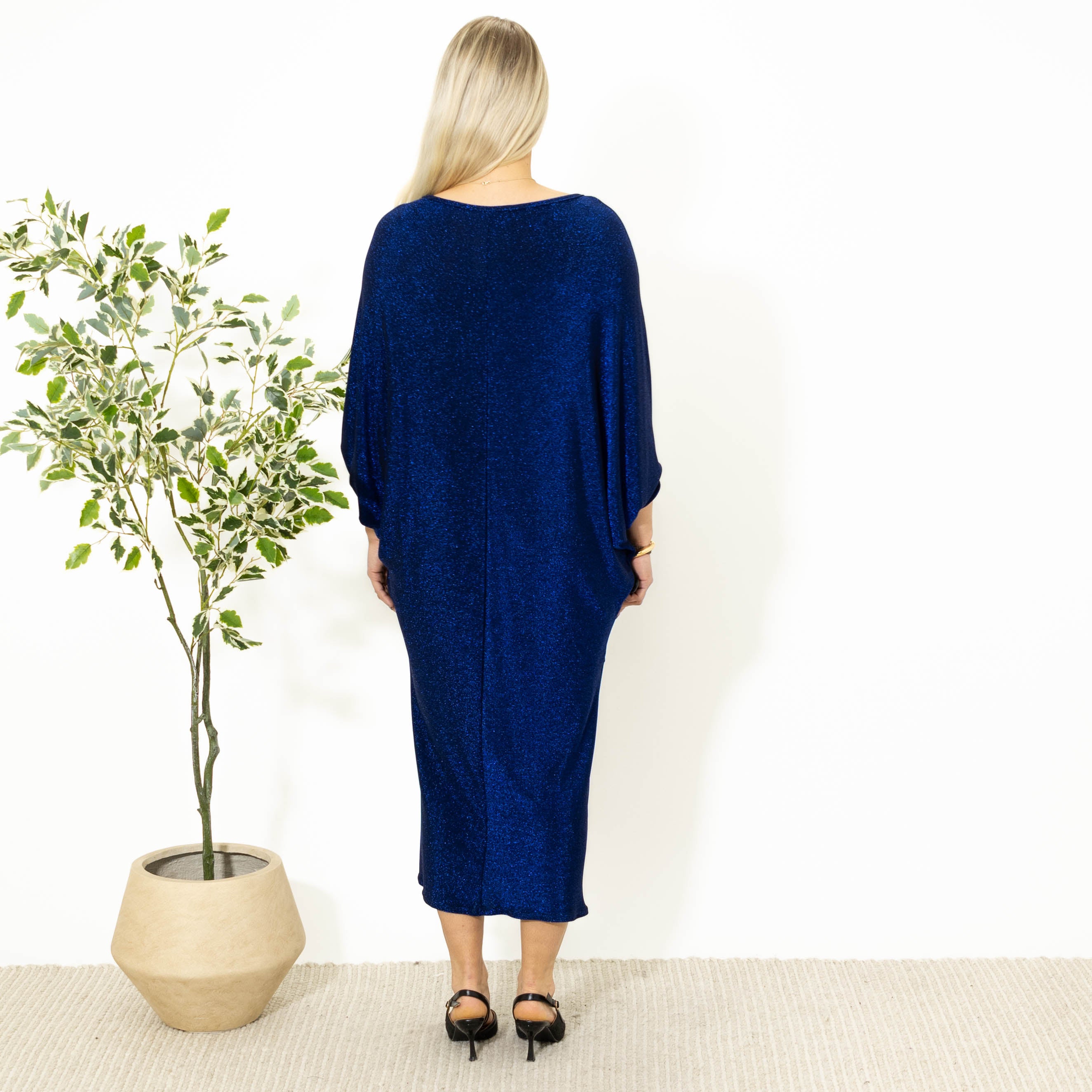 Faith glimmer kjole, Blå