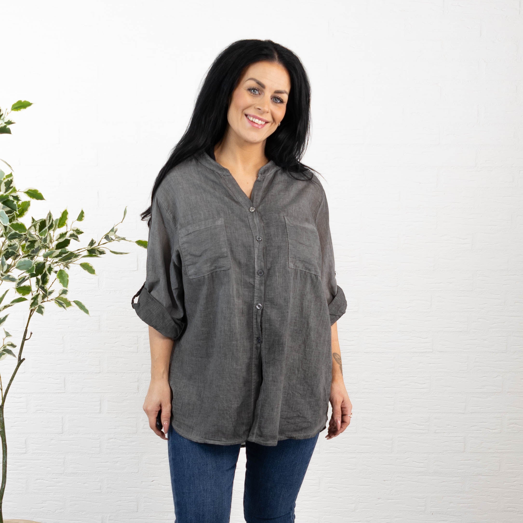 Nebraska skjorte, Grå