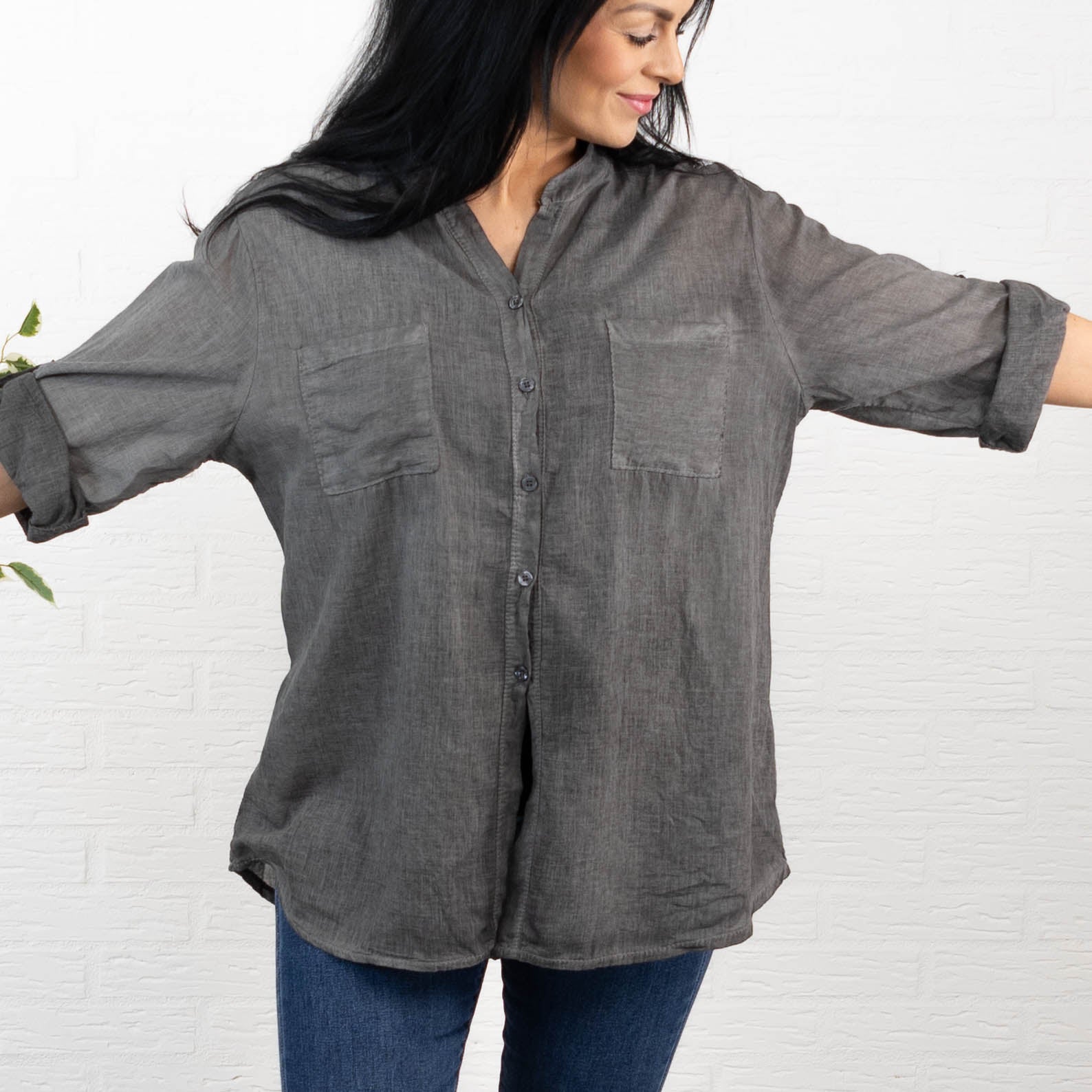 Nebraska skjorte, Grå