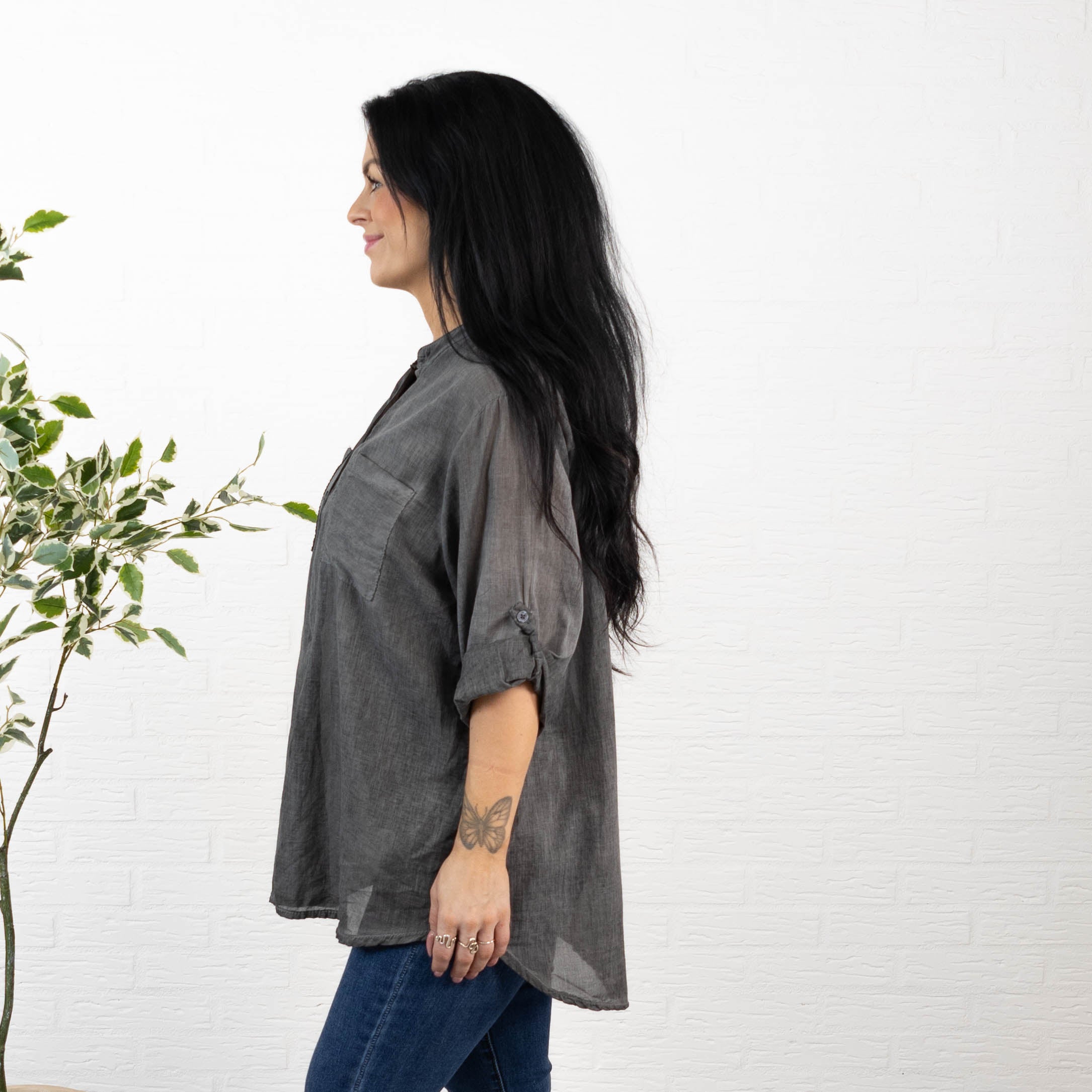 Nebraska skjorte, Grå