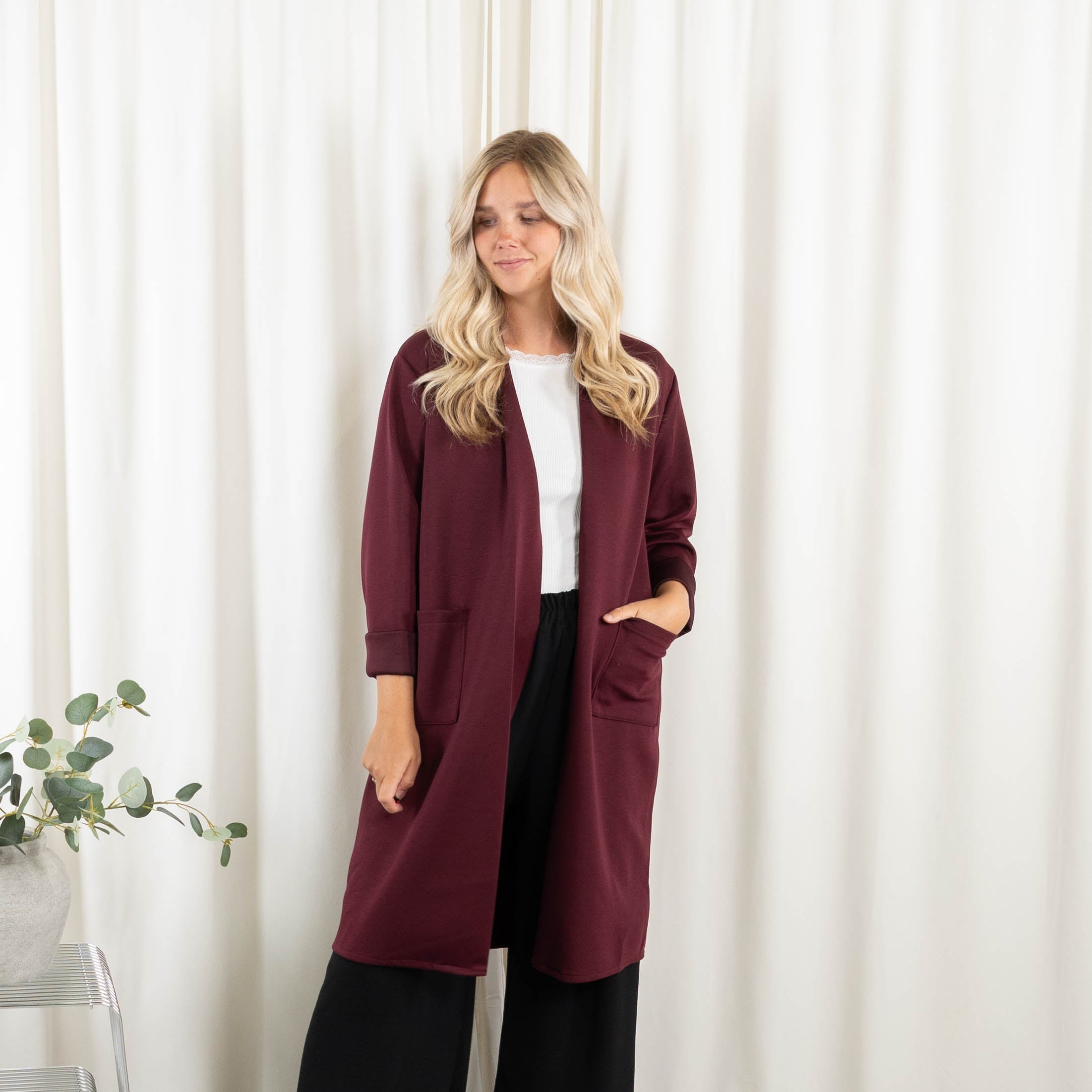 Ginny cardigan, Bordeaux